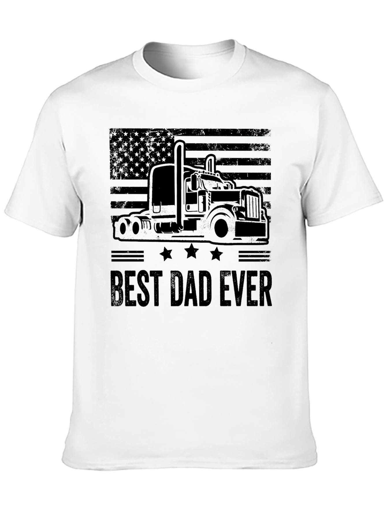 Best Dad Ever Trucker T-Shirt