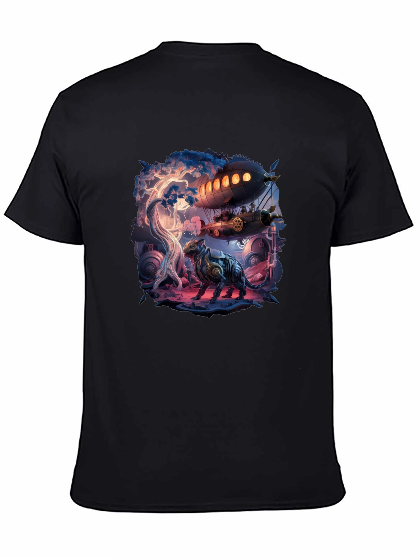 Steampunk Fantasy Art Graphic Tee