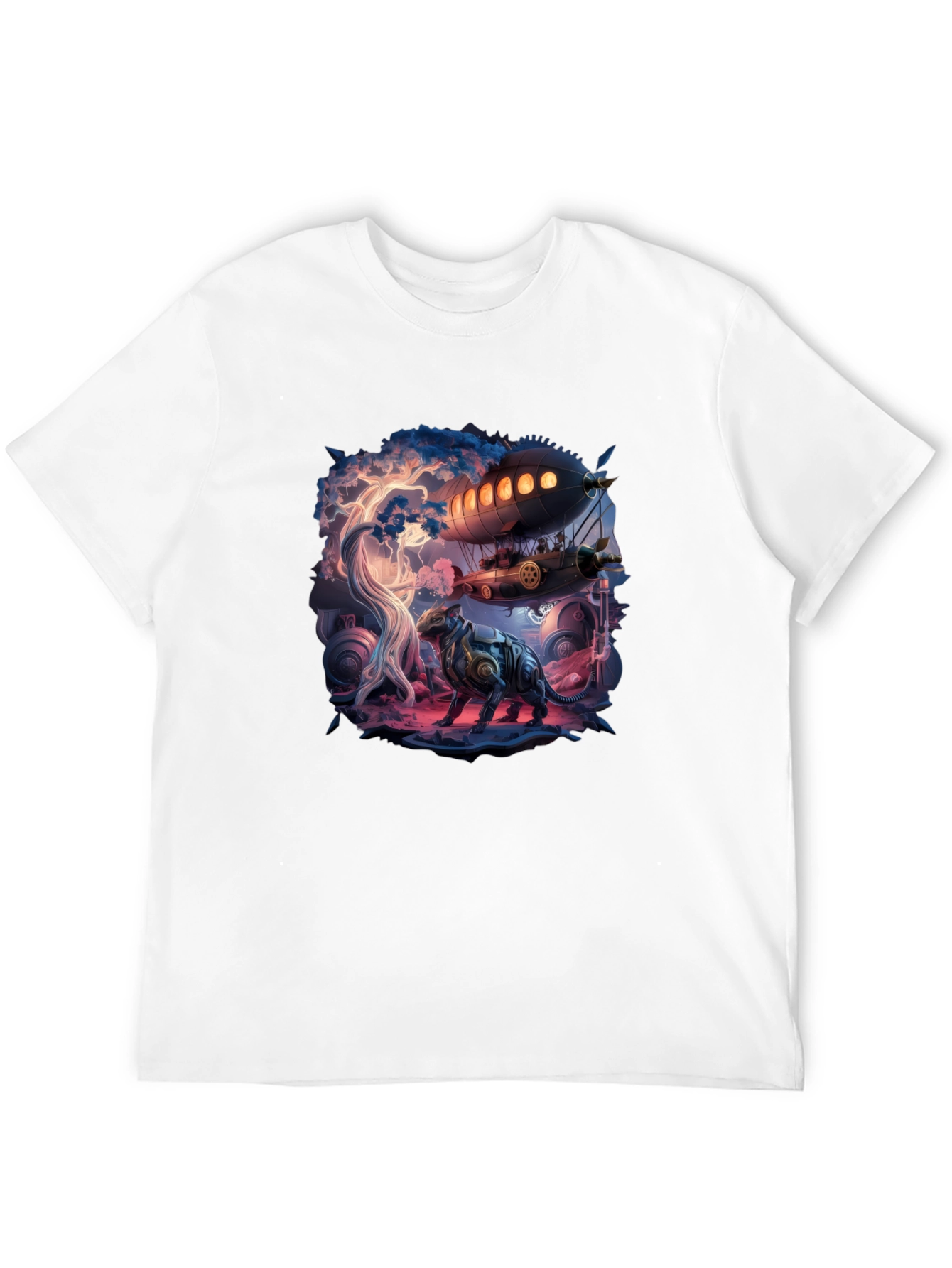 Steampunk Fantasy Art Graphic Tee