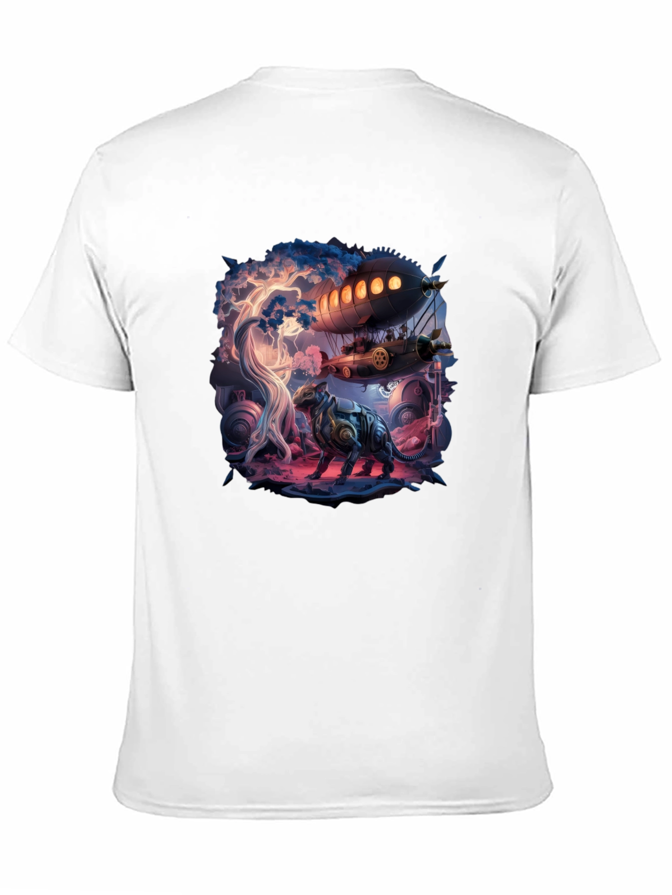 Steampunk Fantasy Art Graphic Tee