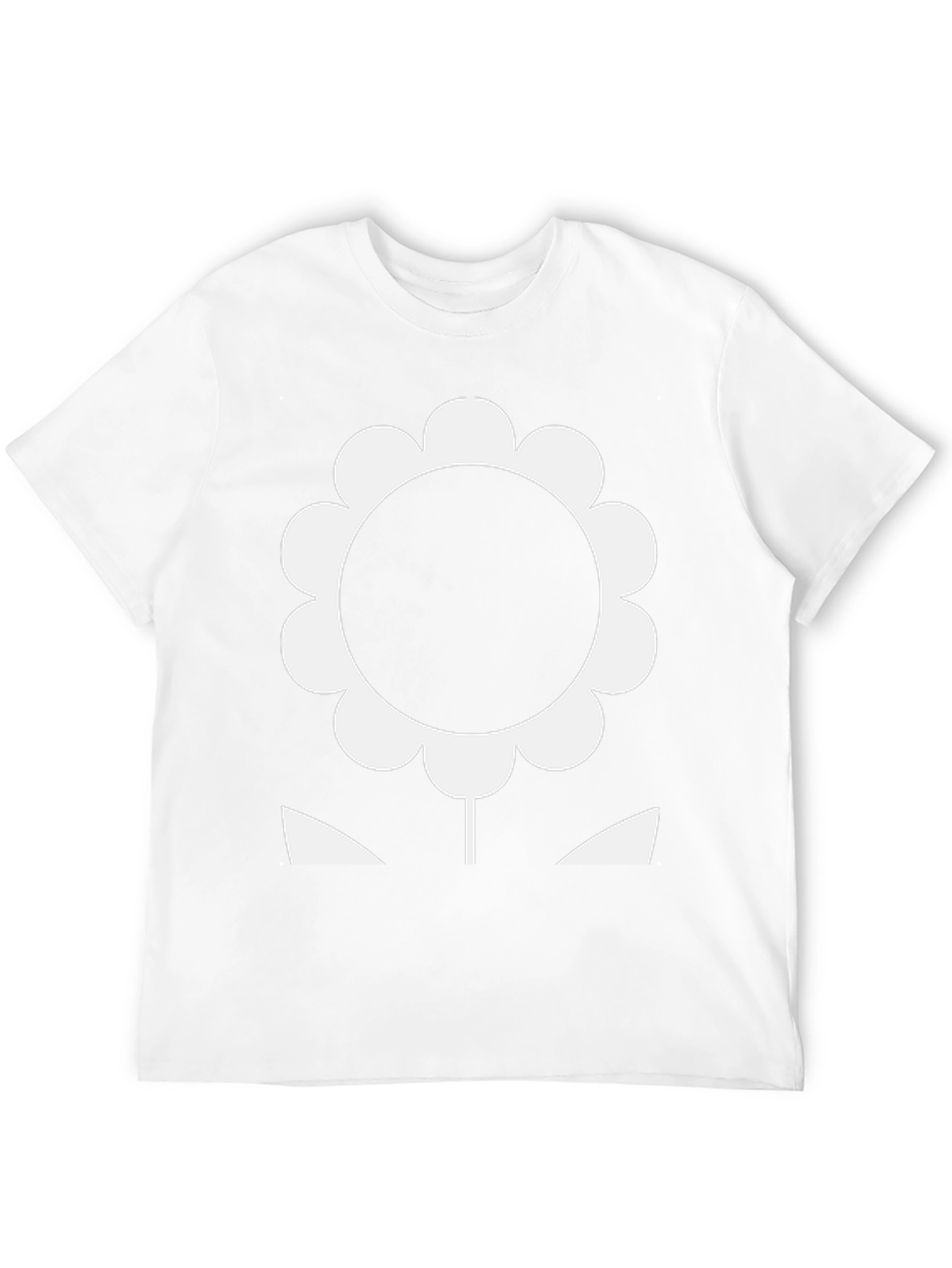 Bold Flower Graphic Tee - Black