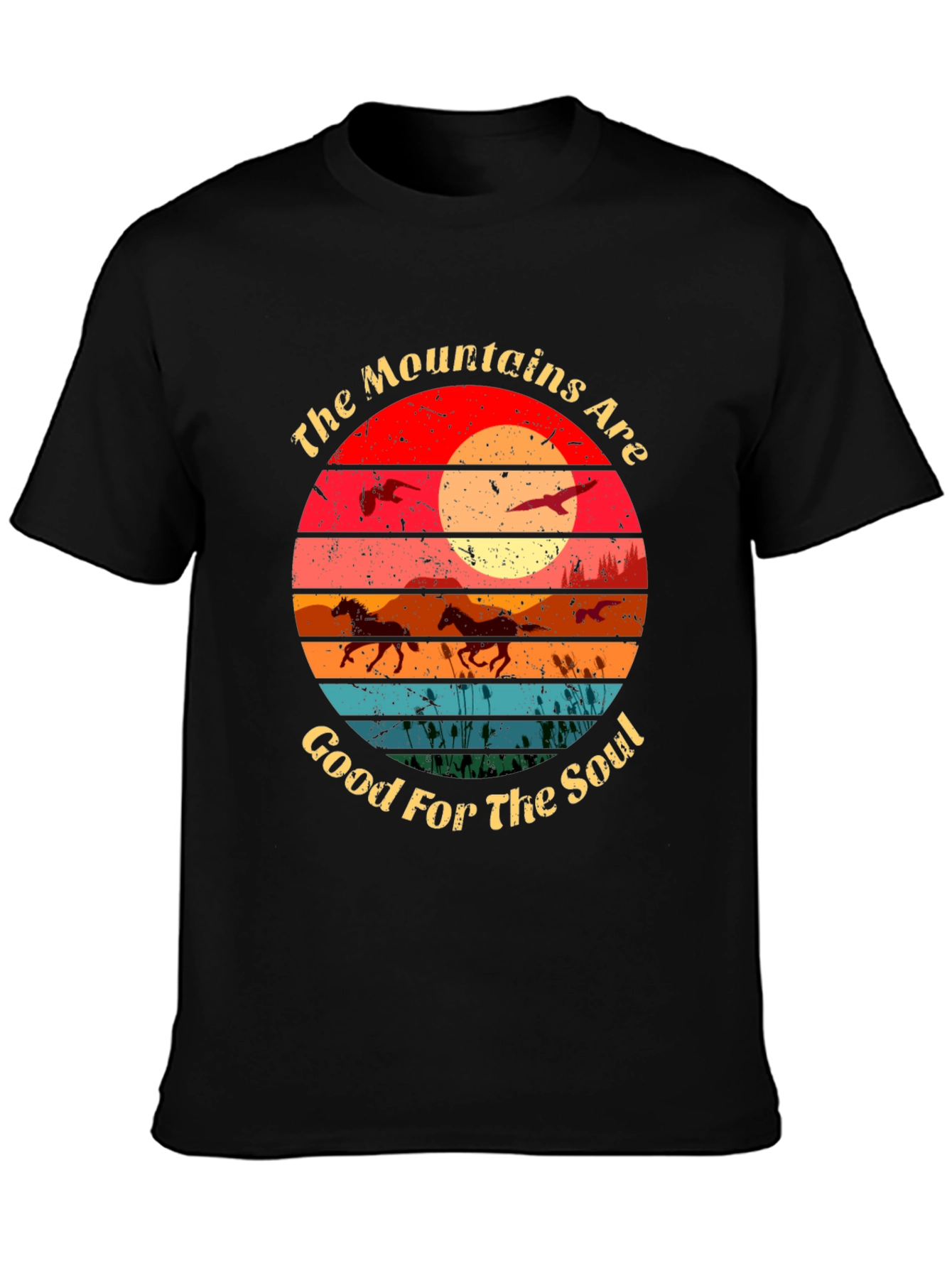 Mountains Are Good for The Soul Graphic Tee
