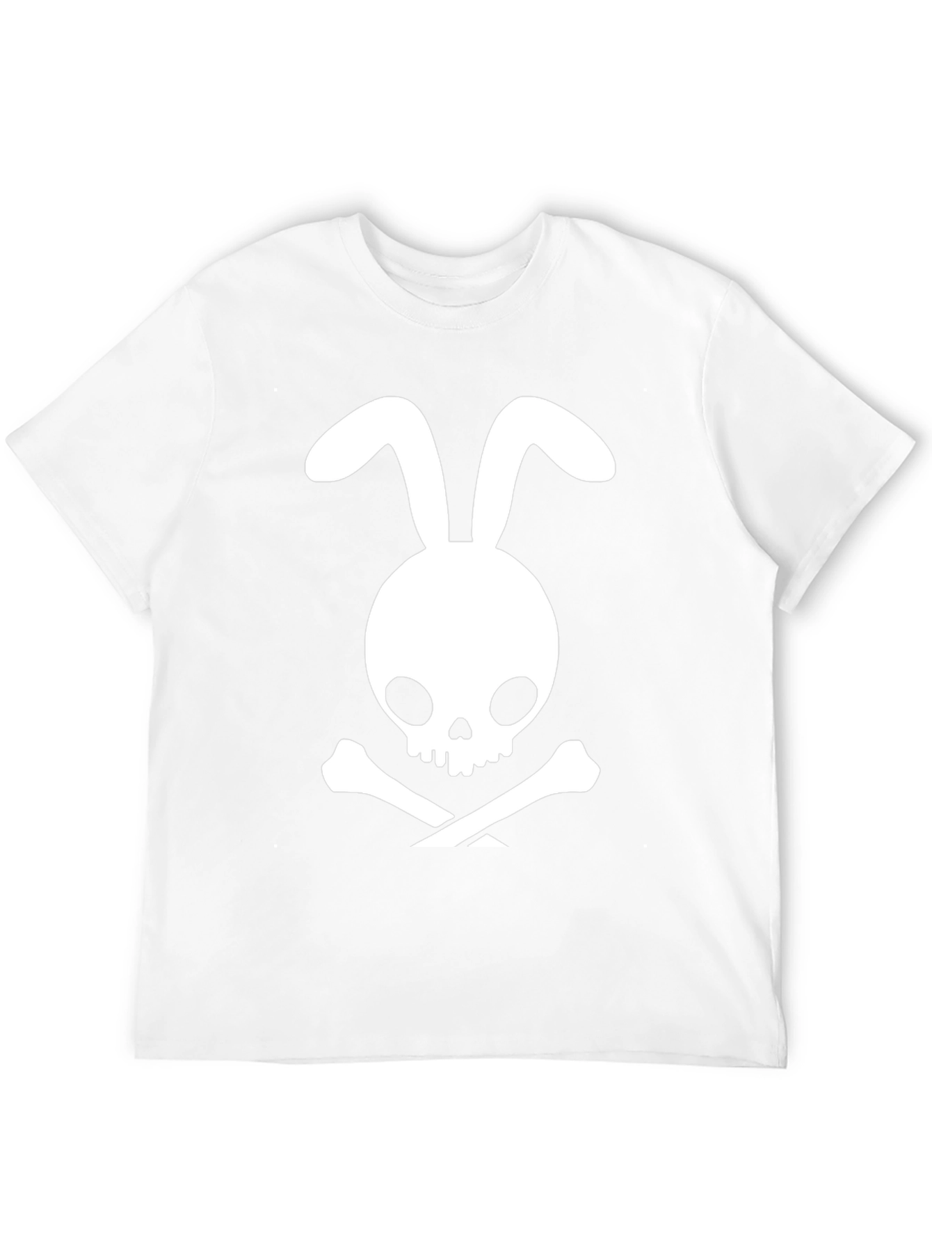 Rabbit Skull & Crossbones Black T-Shirt