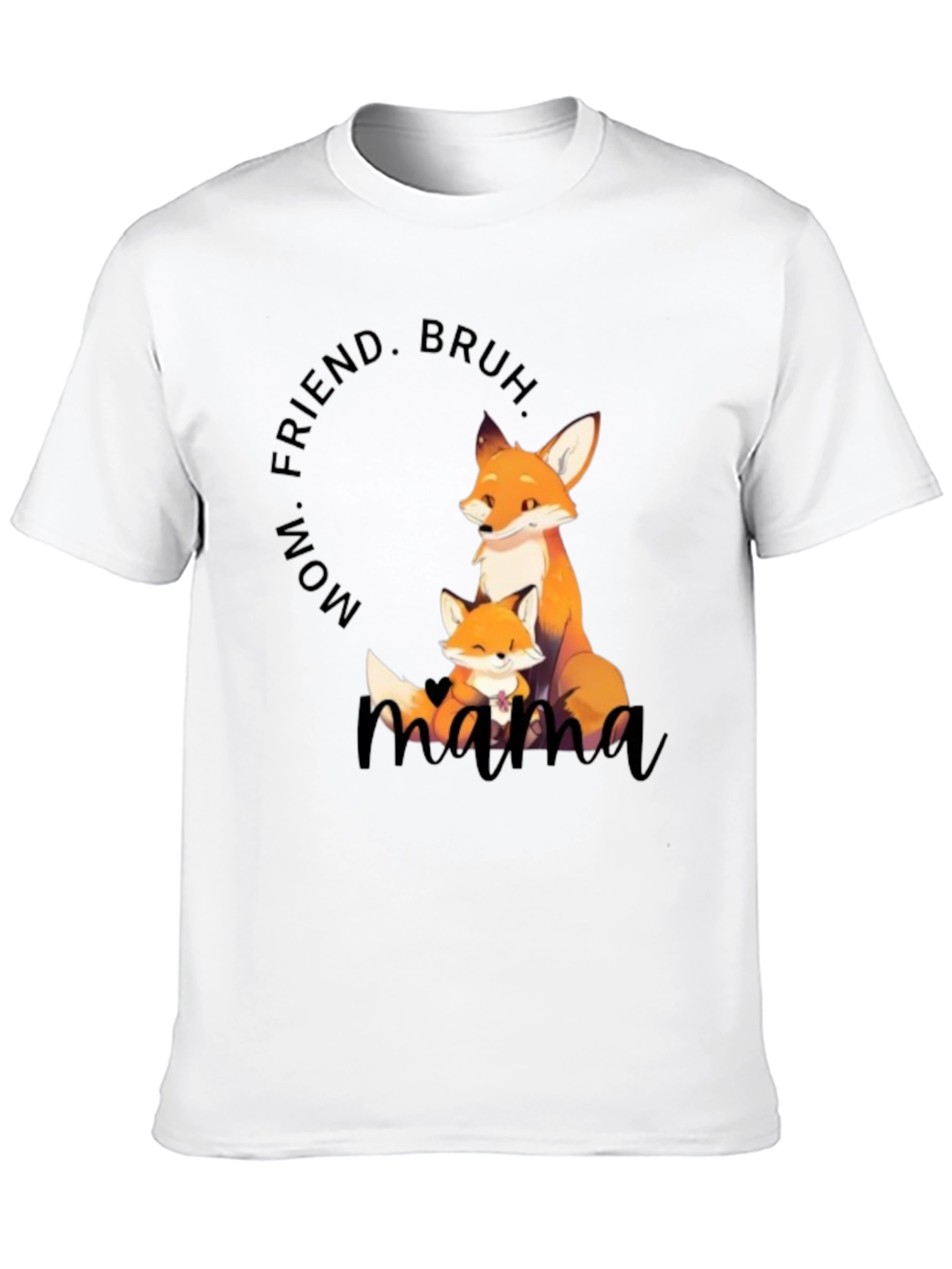 Mama Fox Graphic Tee - Cute Mothers Day Gift