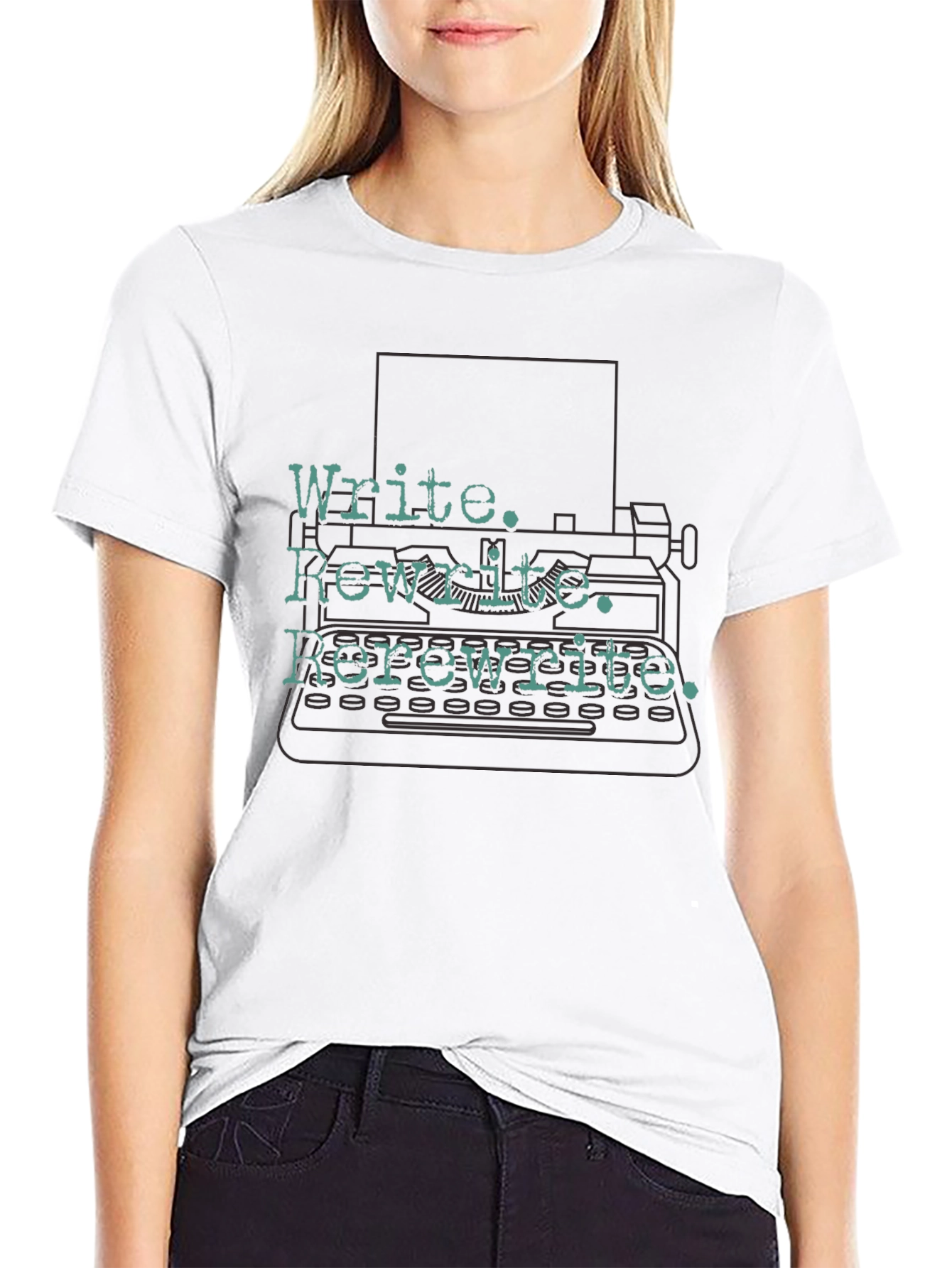 Write. Rewrite. Rerewrite. Writers T-Shirt