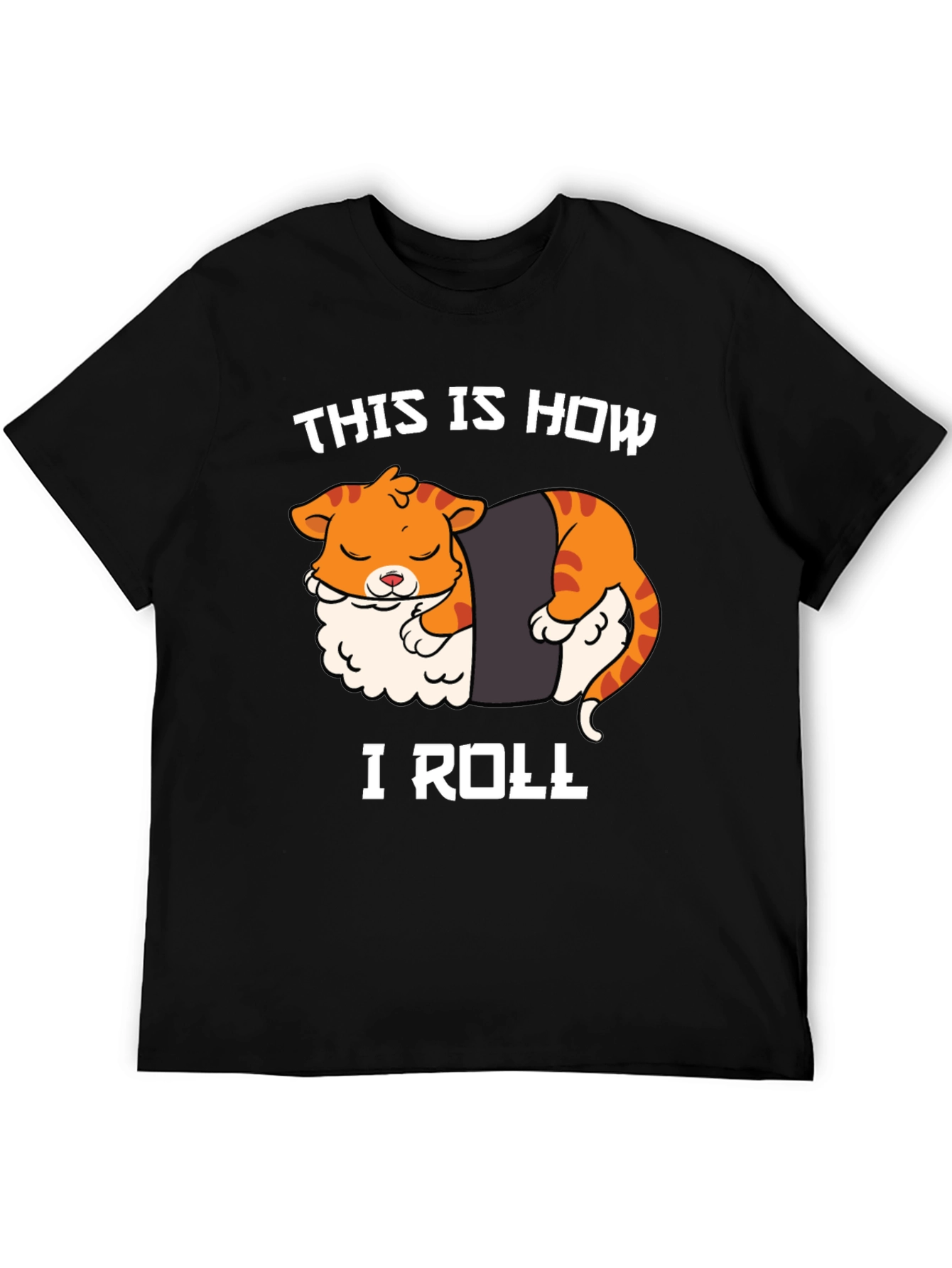 Sushi Cat T-Shirt - This Is How I Roll