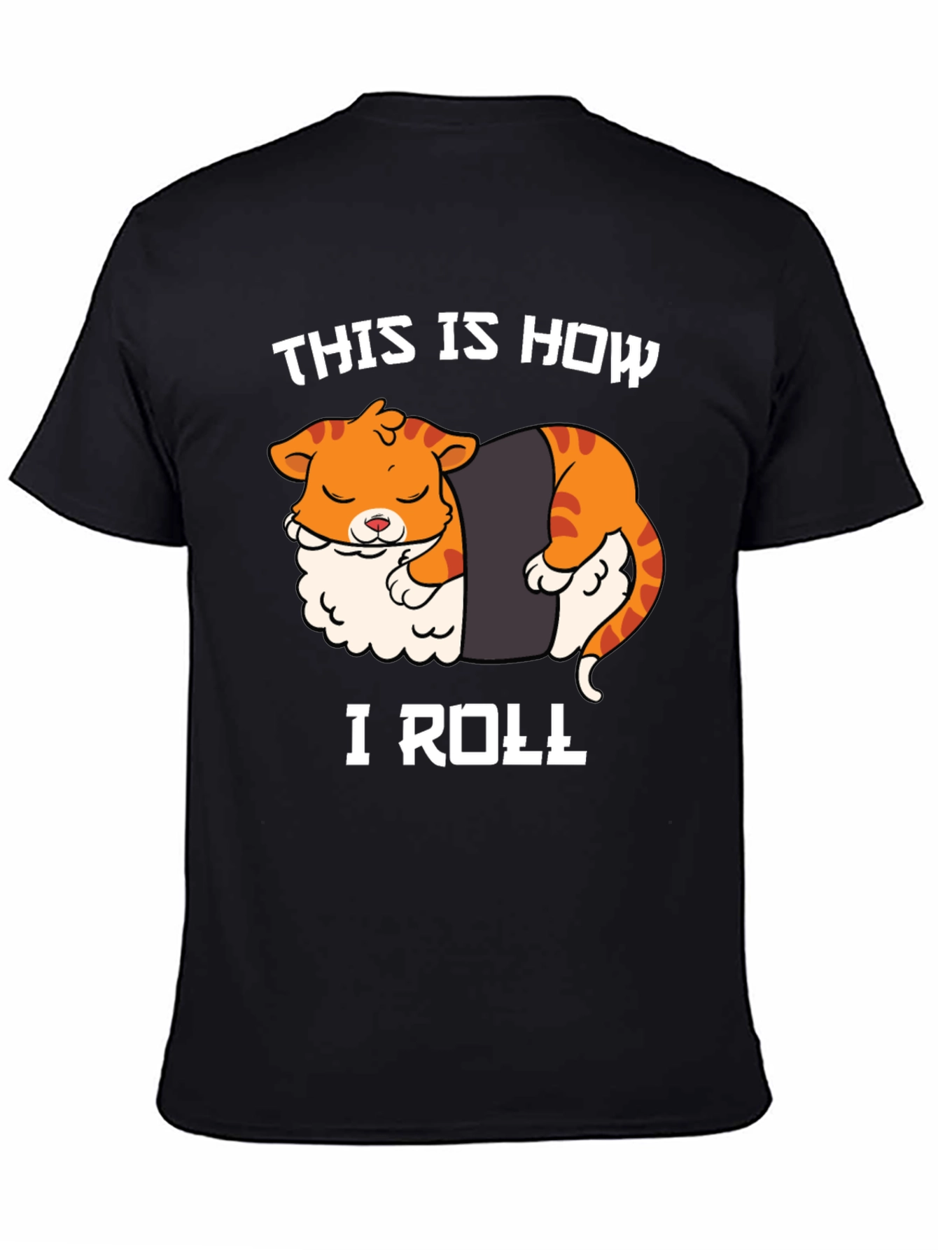 Sushi Cat T-Shirt - This Is How I Roll