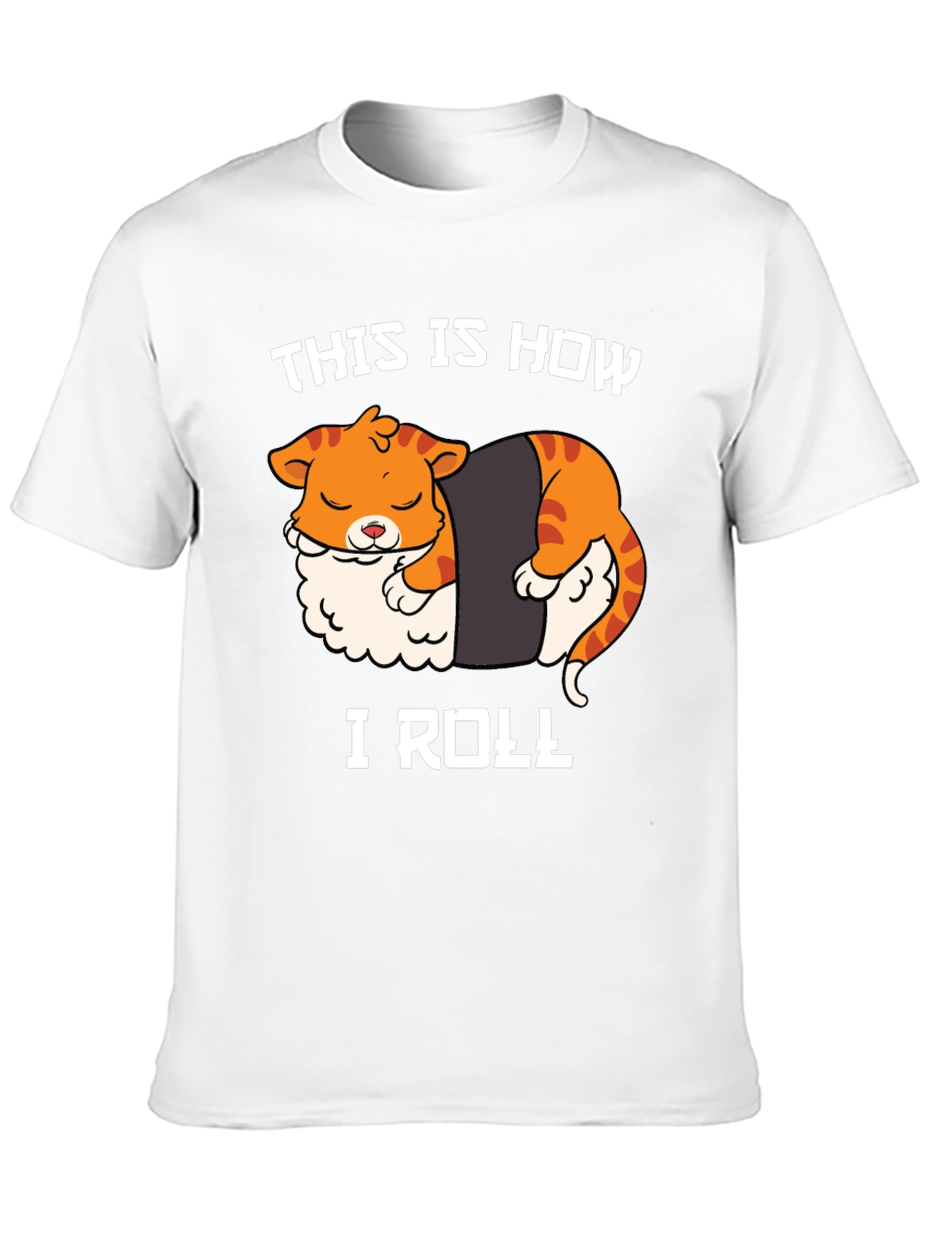 Sushi Cat T-Shirt - This Is How I Roll