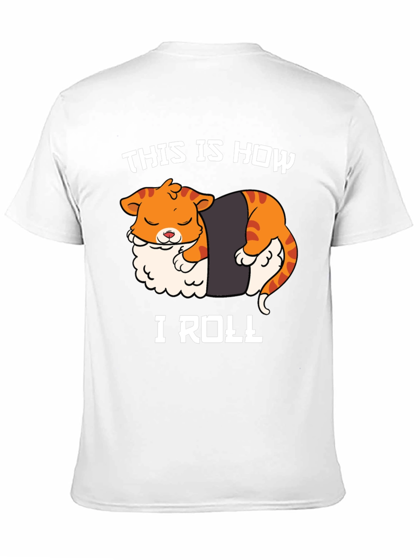 Sushi Cat T-Shirt - This Is How I Roll
