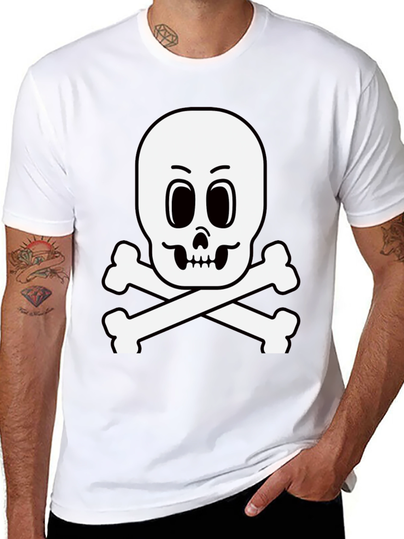 Skull & Crossbones Black T-Shirt