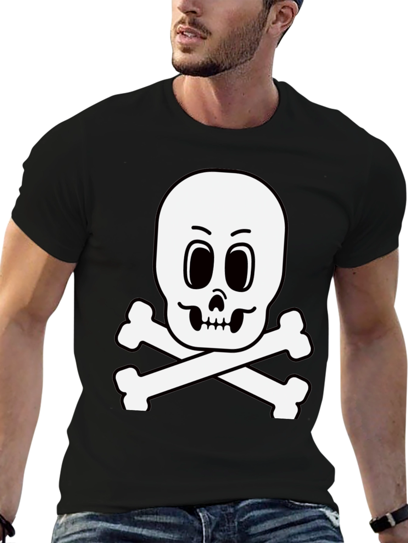 Skull & Crossbones Black T-Shirt
