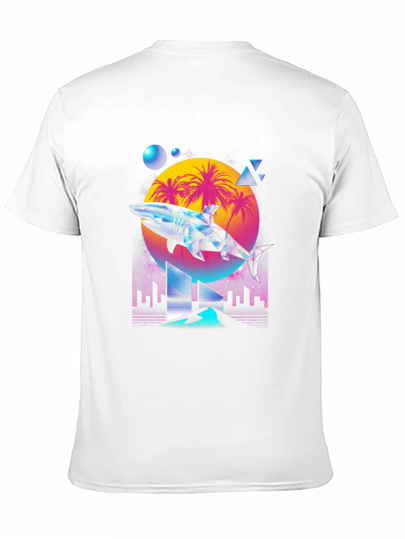 Retro Shark T-Shirt - Miami Vice Style