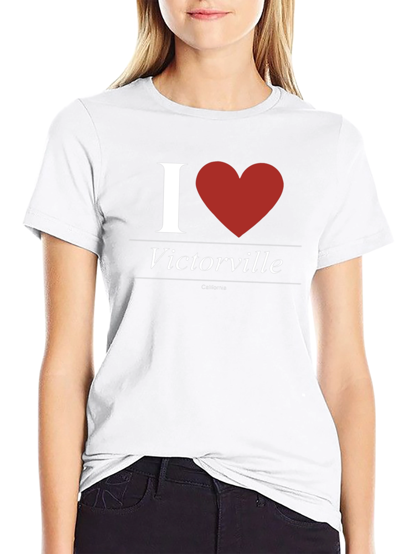 I Heart Victorville California Graphic Tee