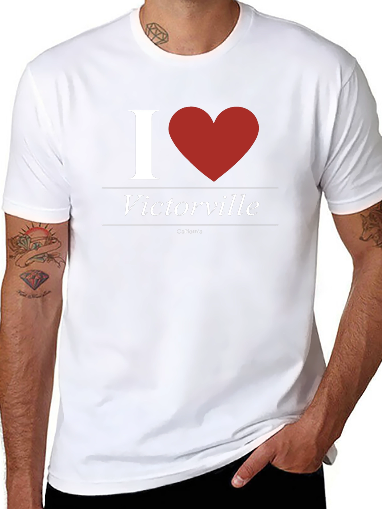 I Heart Victorville California Graphic Tee
