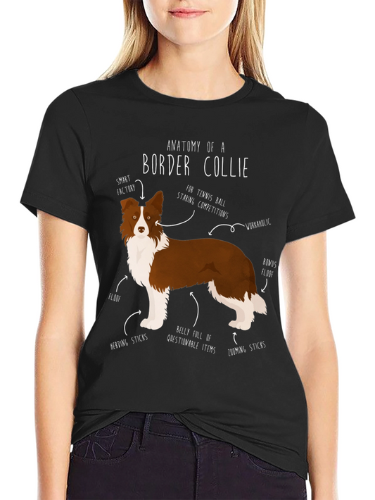 Anatomy of a Border Collie T-Shirt