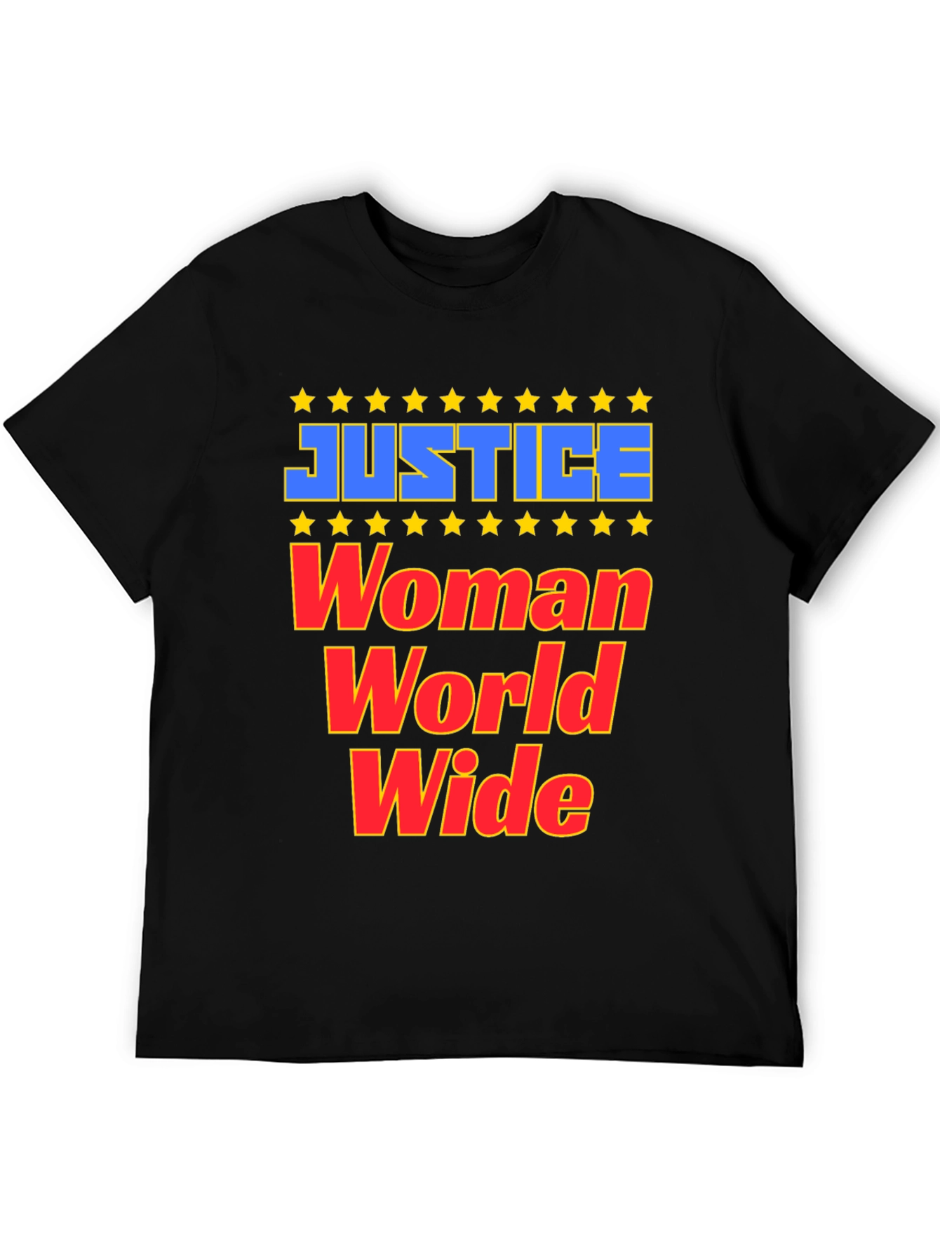 Justice Woman World Wide Graphic T-Shirt