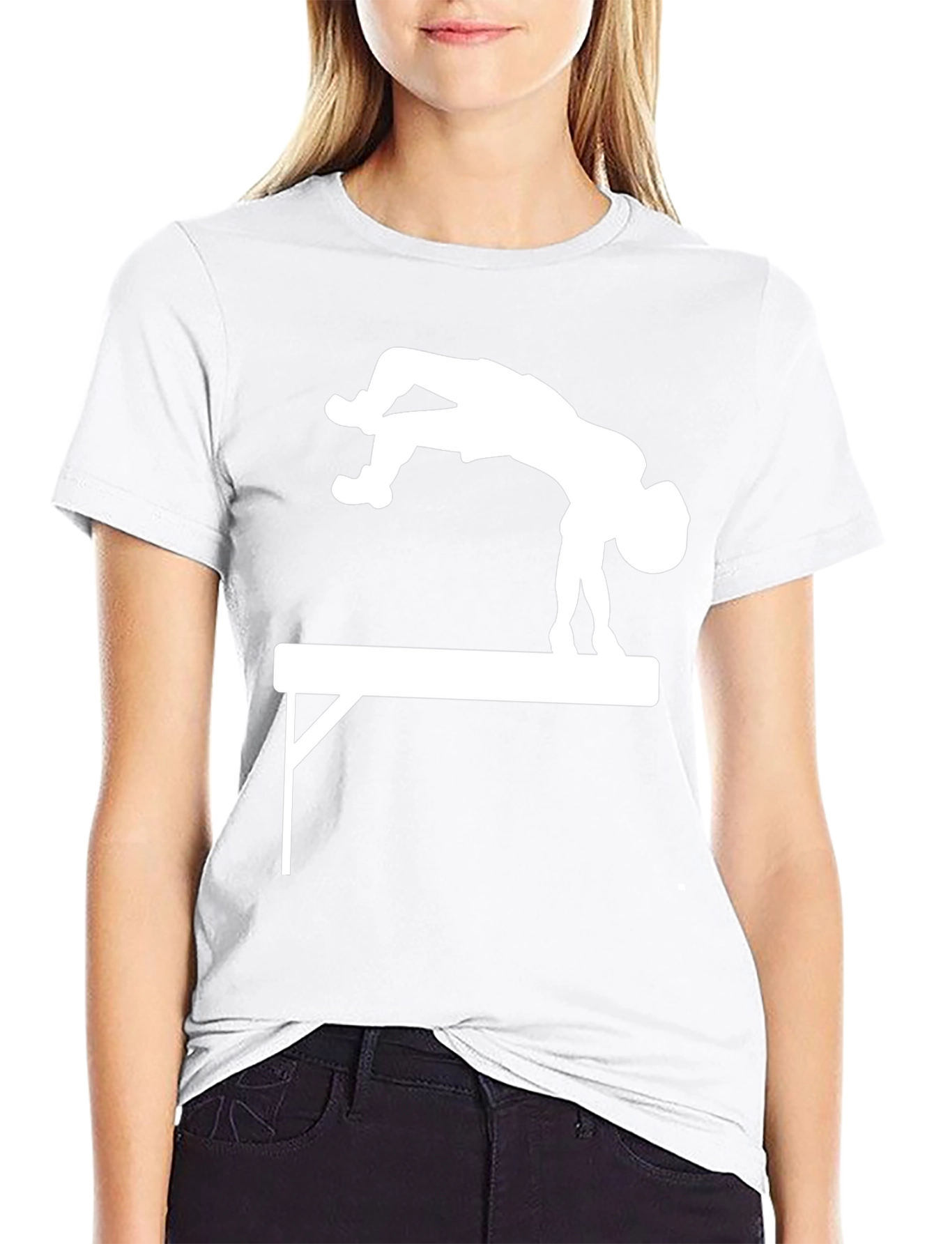 Gymnast T-Shirt - Uneven Bars Design