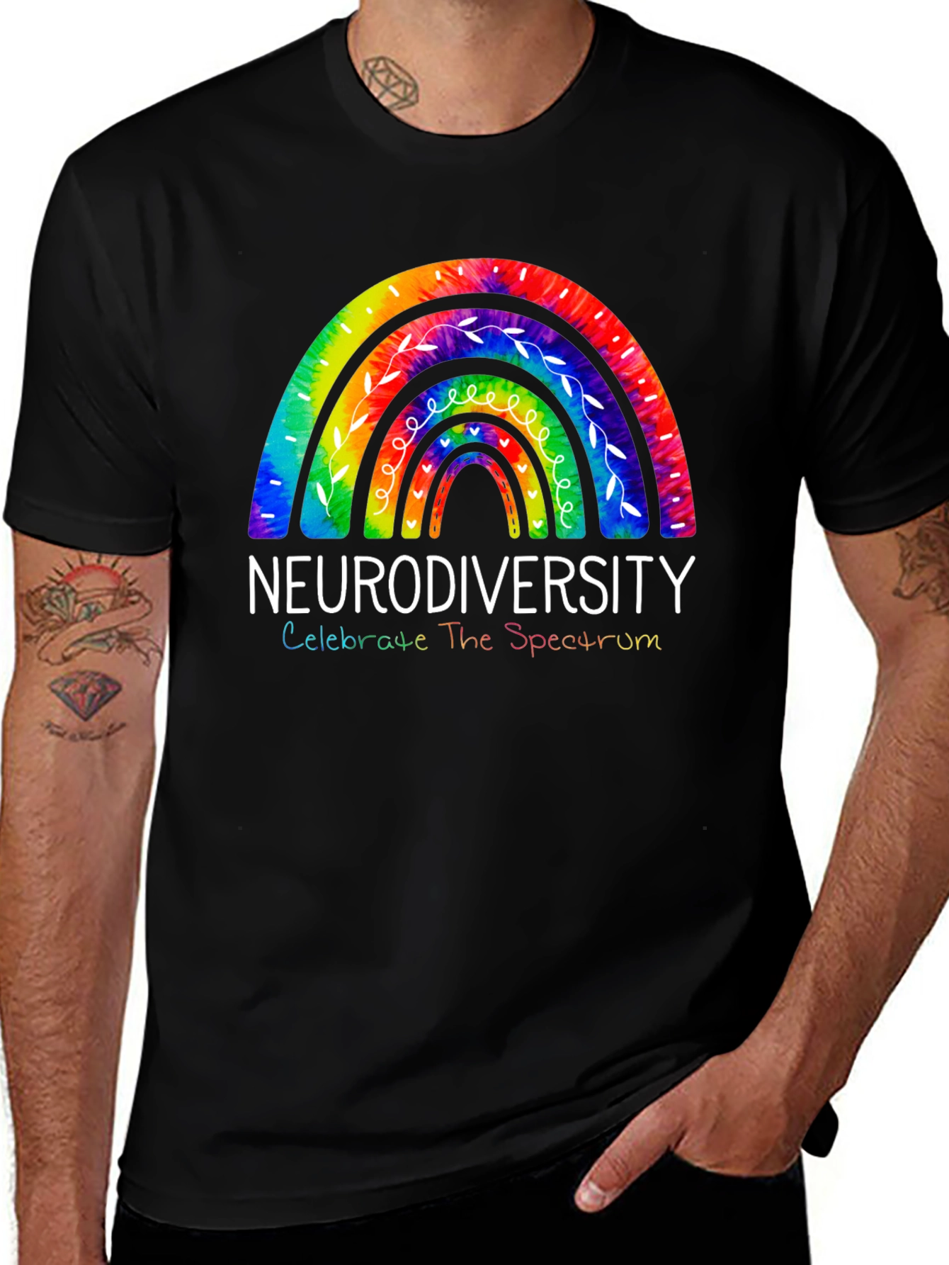 Neurodiversity Rainbow T-Shirt: Celebrate the Spectrum