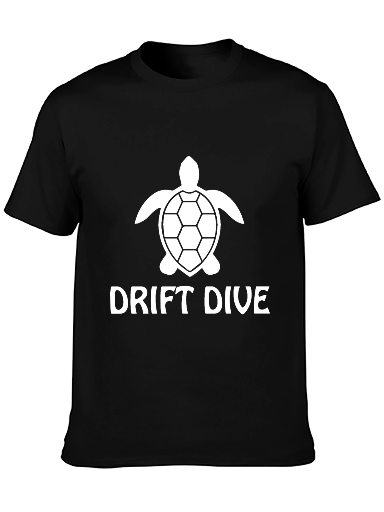 Drift Dive Turtle Graphic T-Shirt - Black
