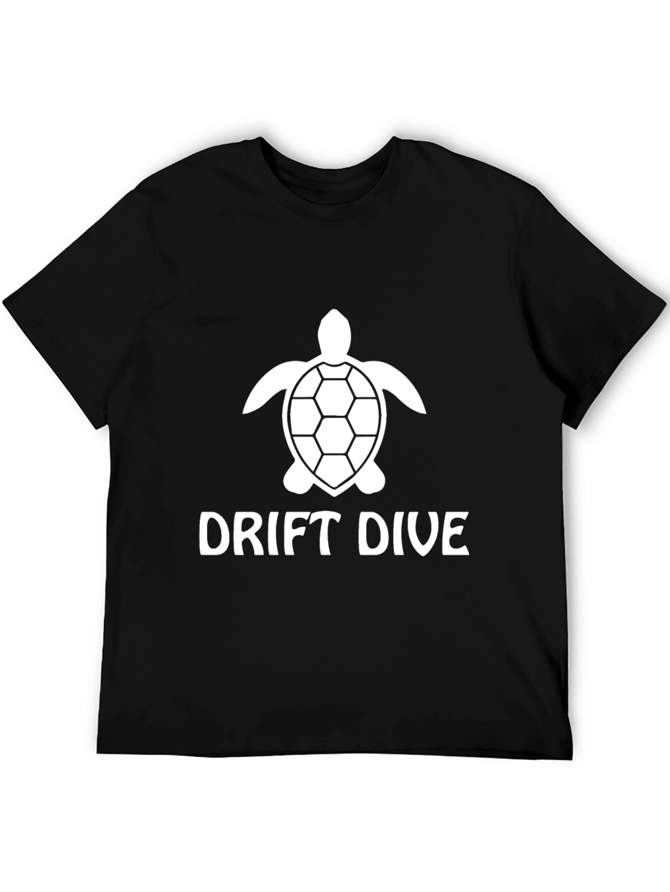Drift Dive Turtle Graphic T-Shirt - Black