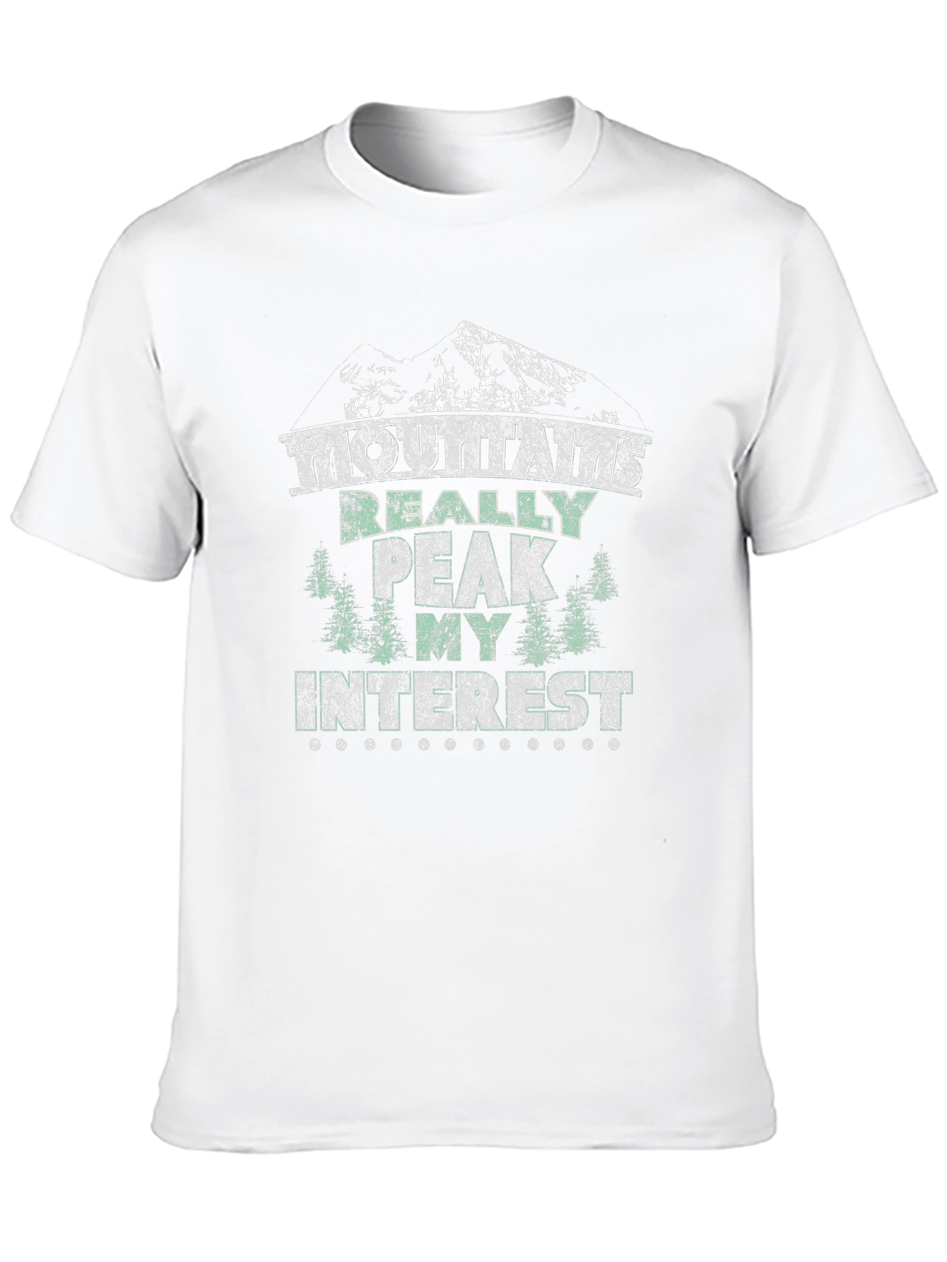 Mountain Peak Interest Black T-Shirt