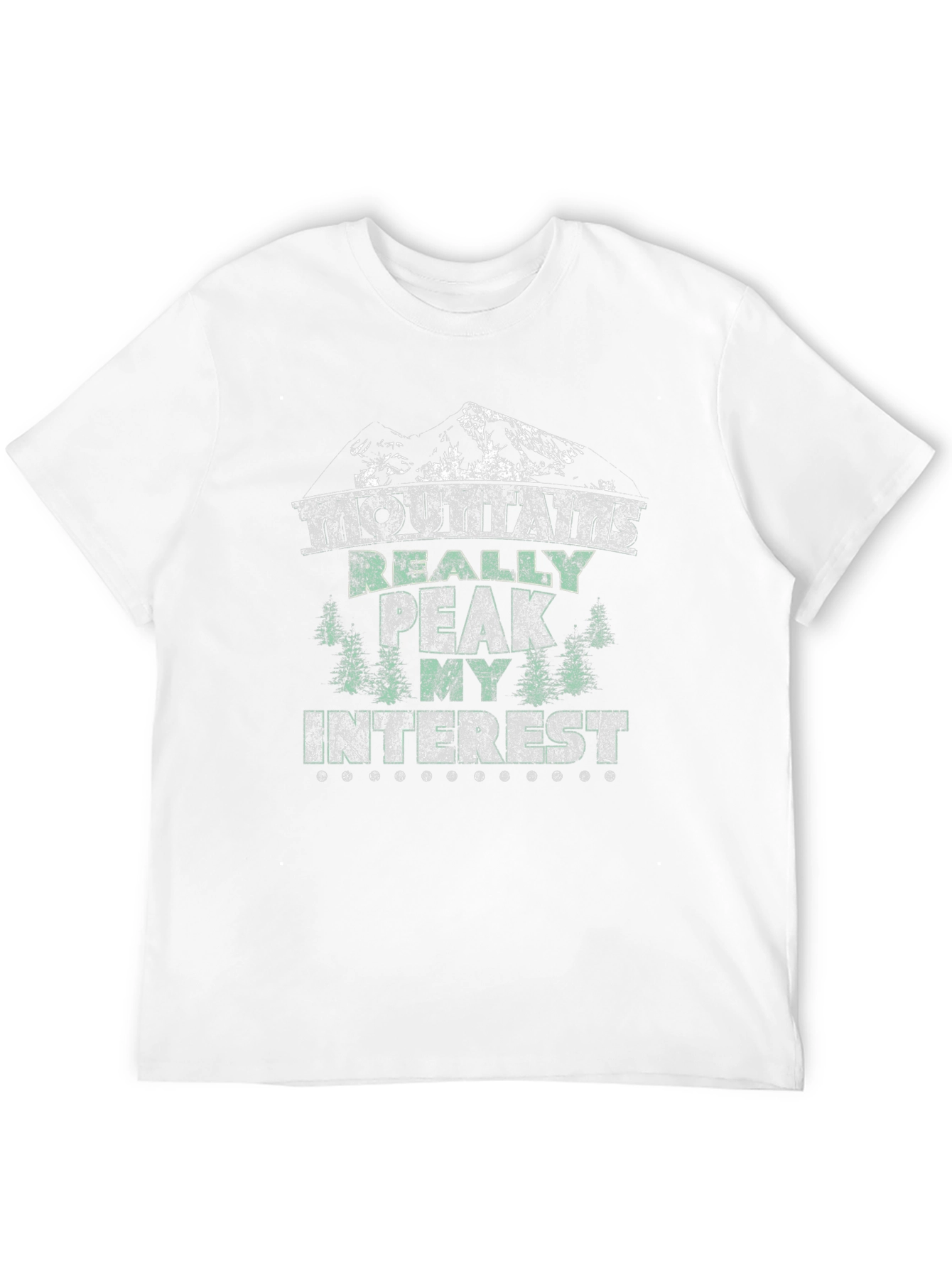 Mountain Peak Interest Black T-Shirt