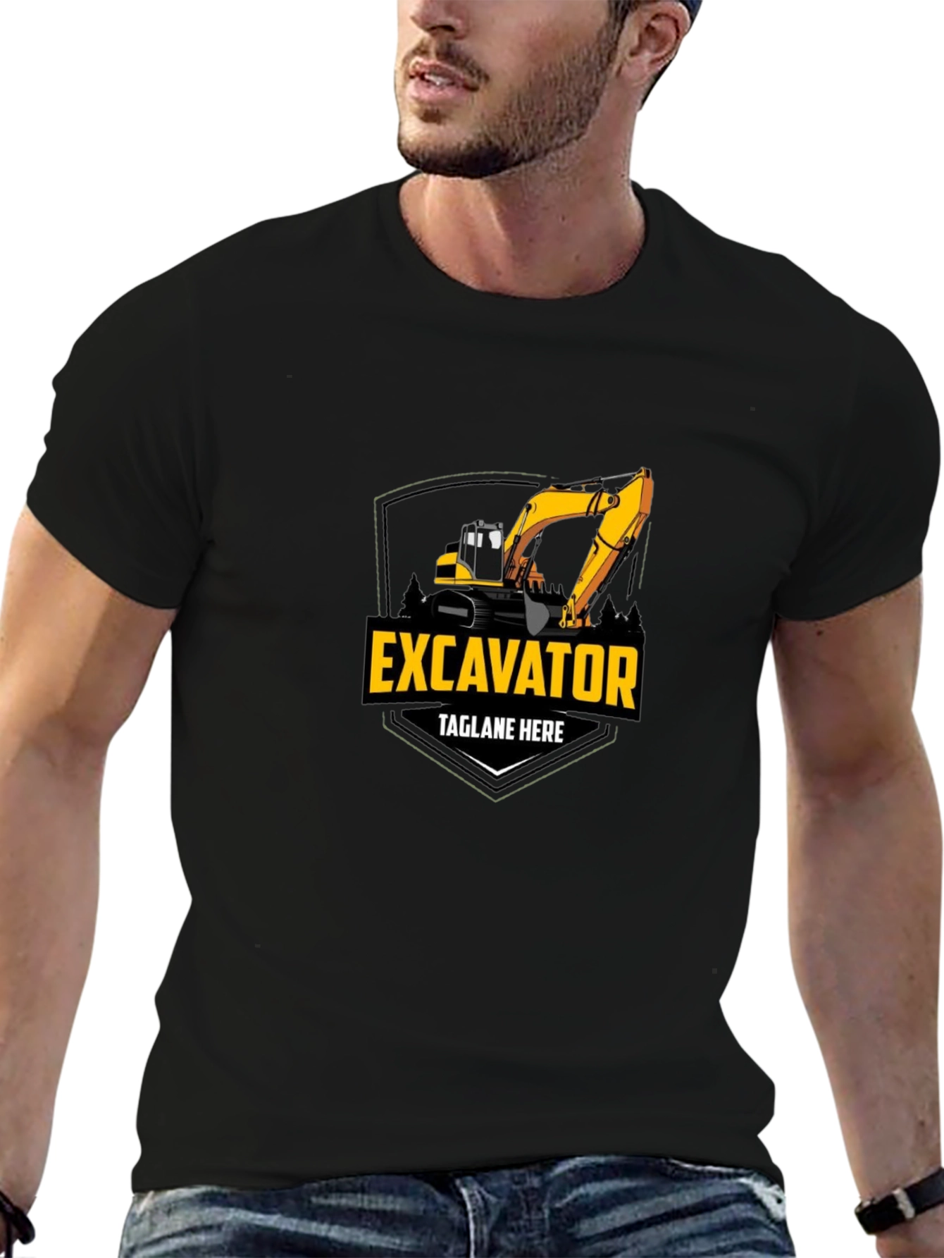Excavator T-Shirt - Construction Vehicle Tee