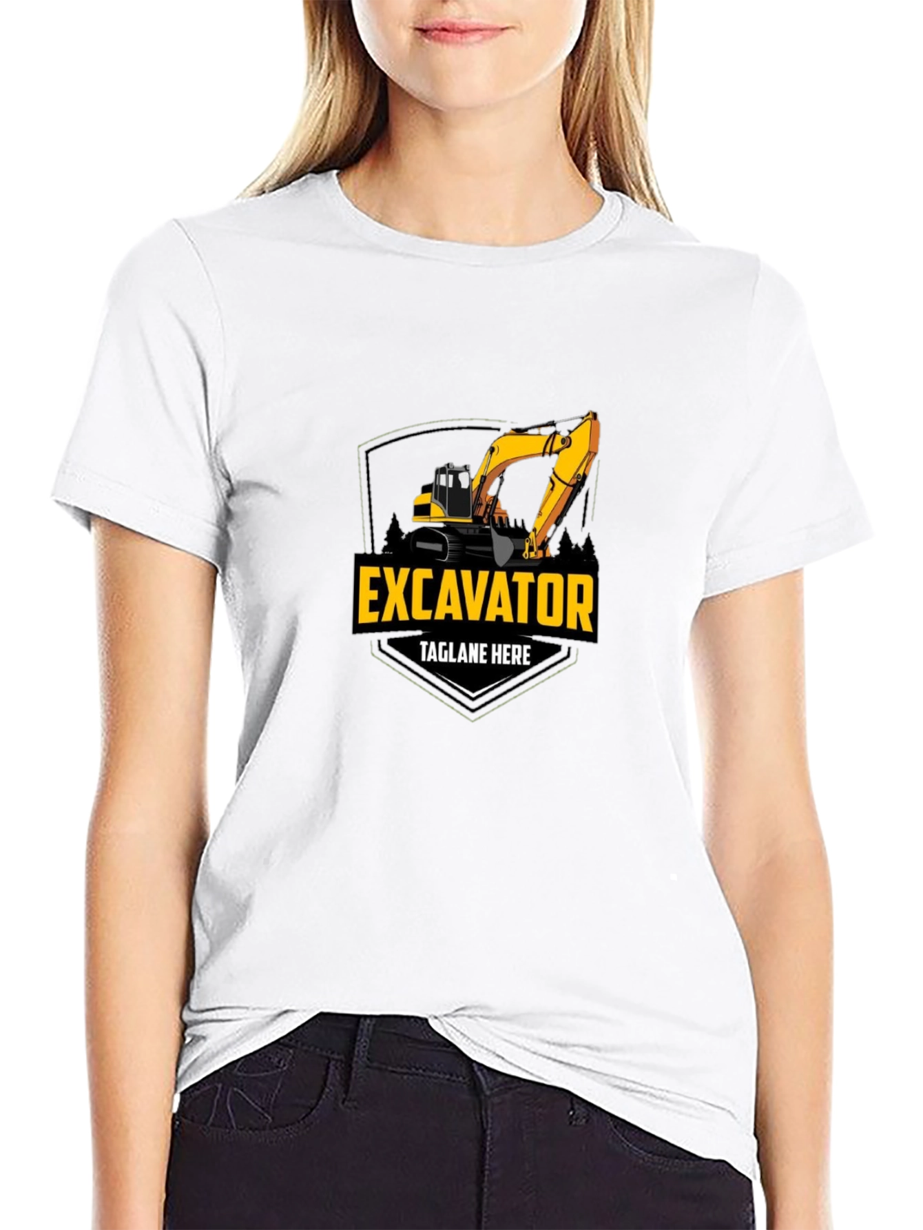 Excavator T-Shirt - Construction Vehicle Tee
