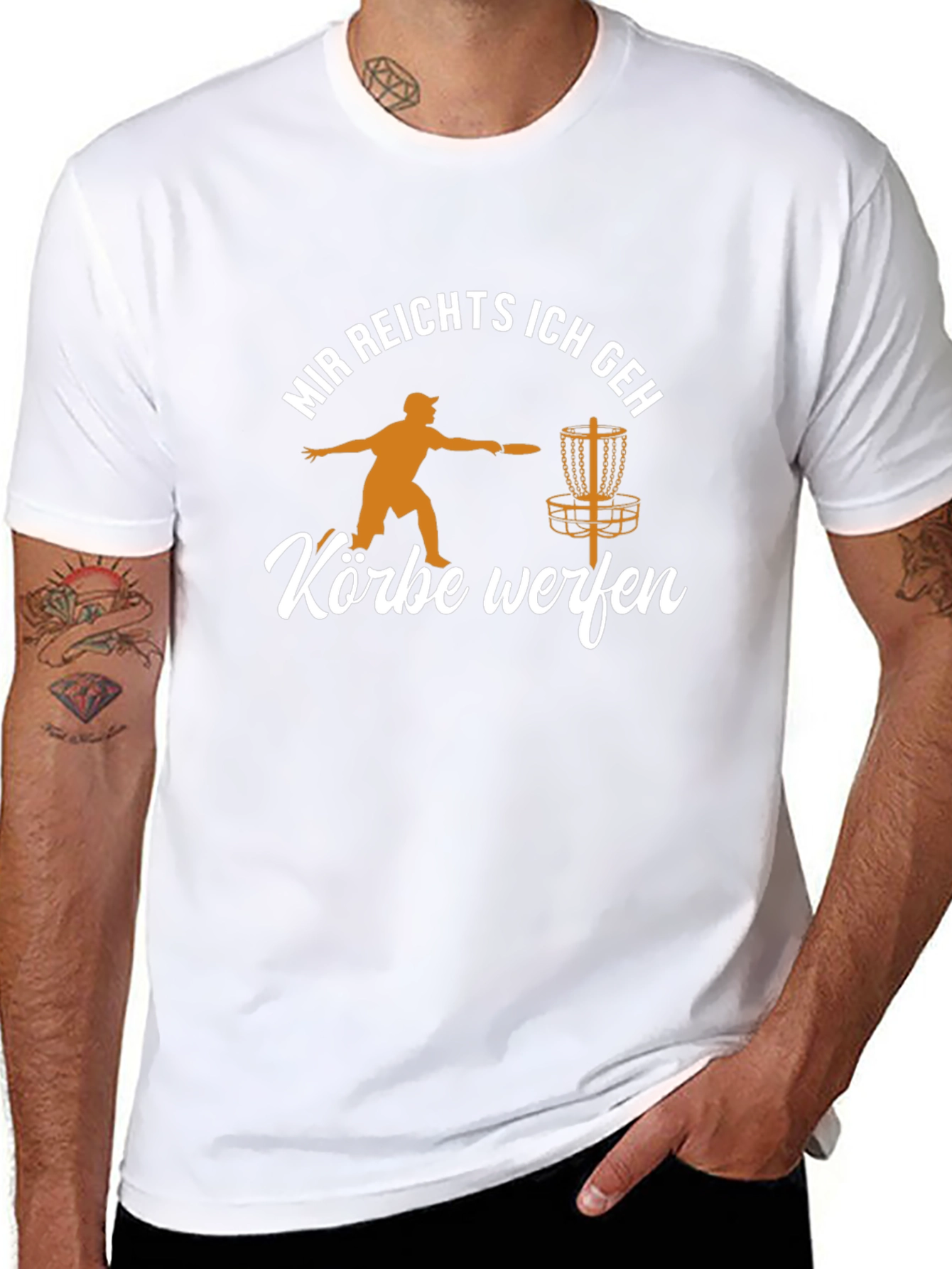 Disc Golf T-Shirt: Mir Reichts Korbe Werfen