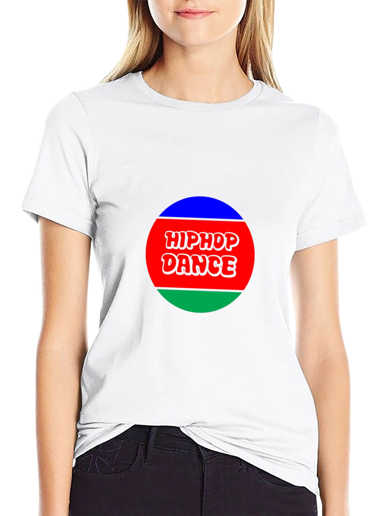 Hiphop Dance Graphic Tee - Stylish Mens Black T-Shirt