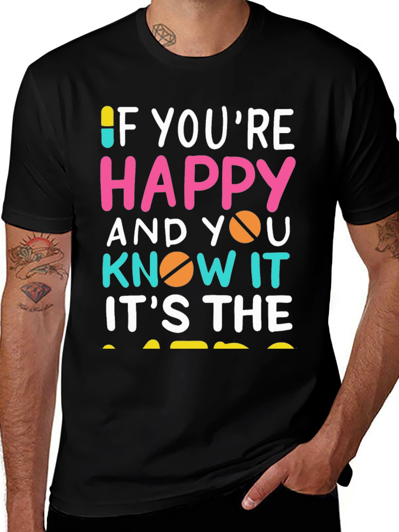 Happy Pills Graphic T-Shirt
