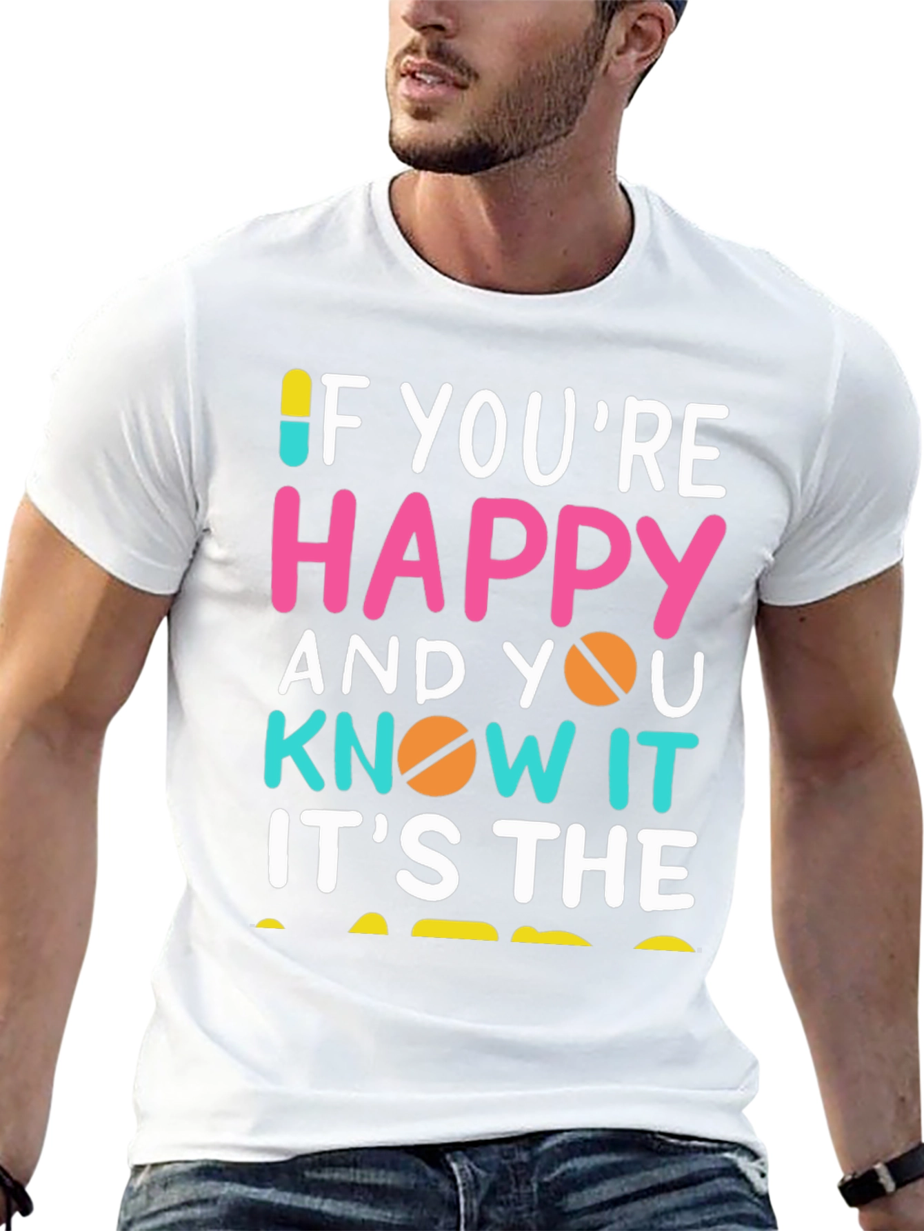 Happy Pills Graphic T-Shirt