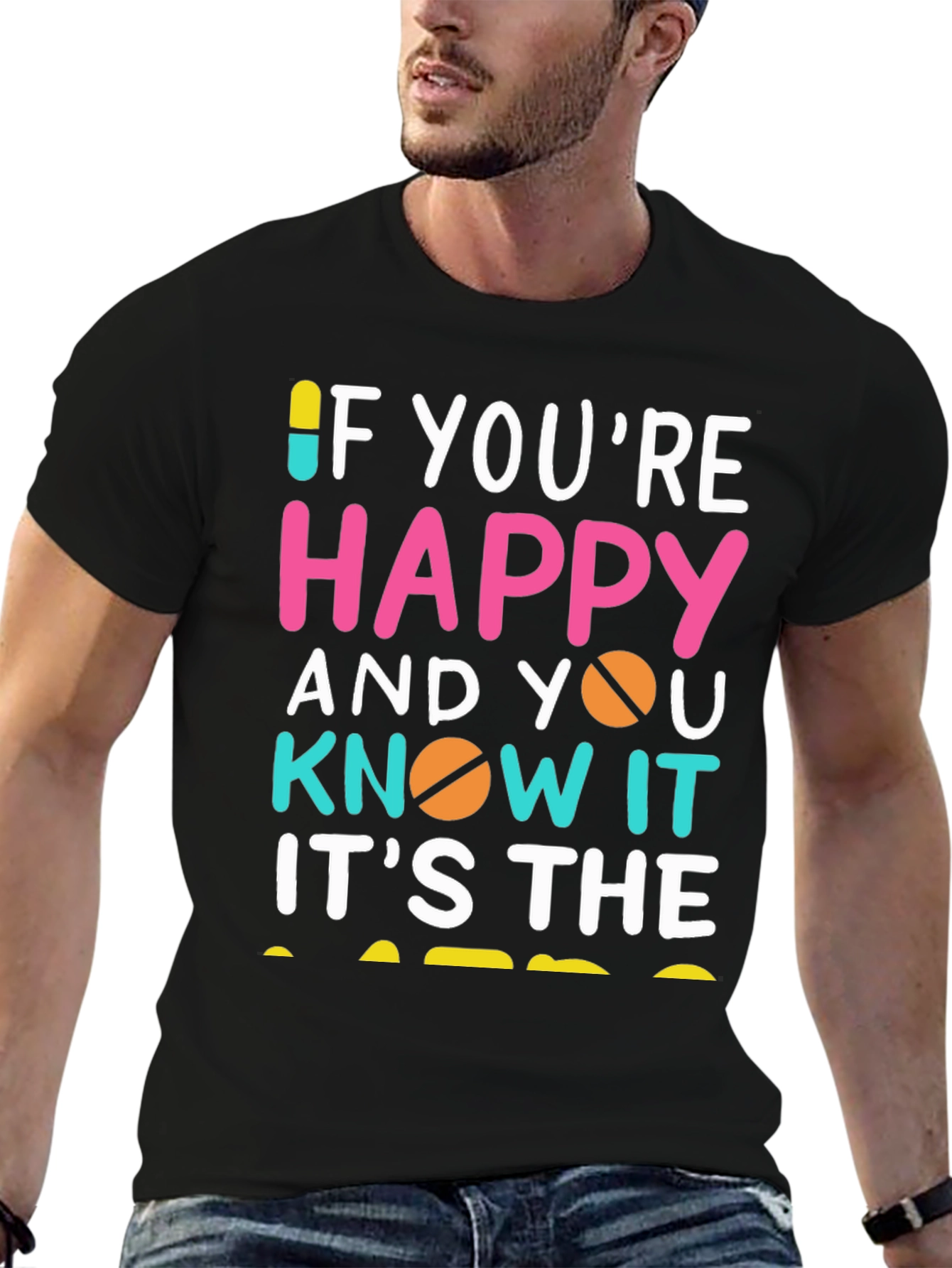 Happy Pills Graphic T-Shirt