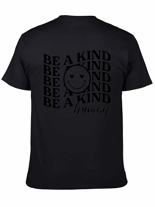 Be A Kind Human Graphic Tee - Black Unisex T-Shirt