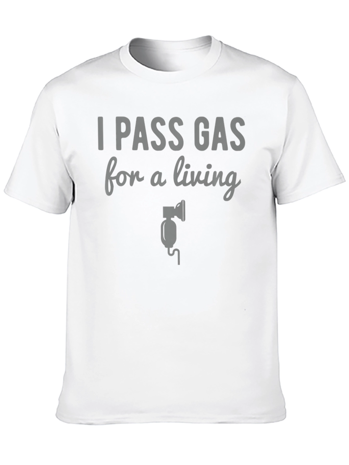 I Pass Gas For a Living Black T-Shirt