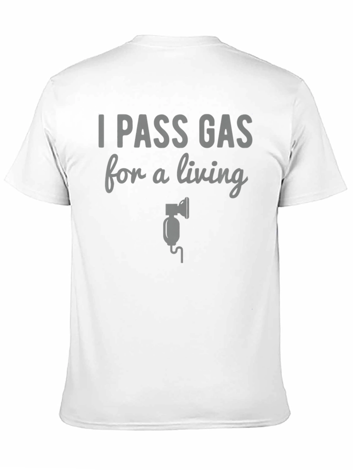 I Pass Gas For a Living Black T-Shirt