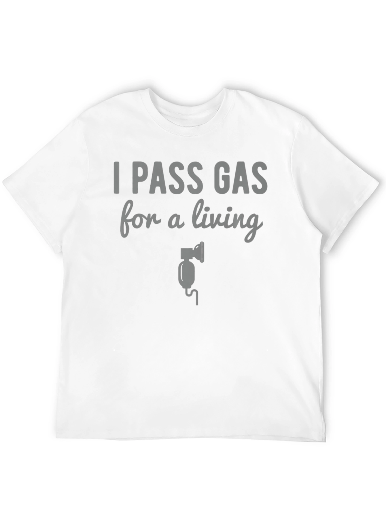 I Pass Gas For a Living Black T-Shirt