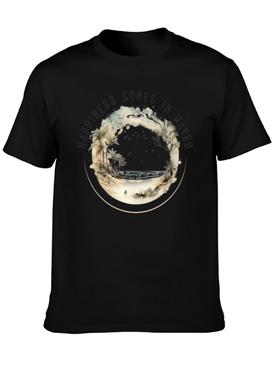 Happiness in Waves Graphic Tee