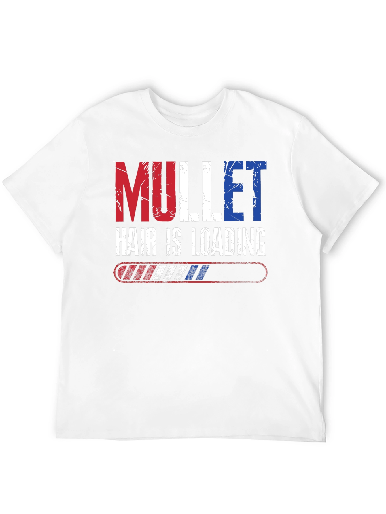 Mullet Hair is Loading T-Shirt - Funny Retro Style