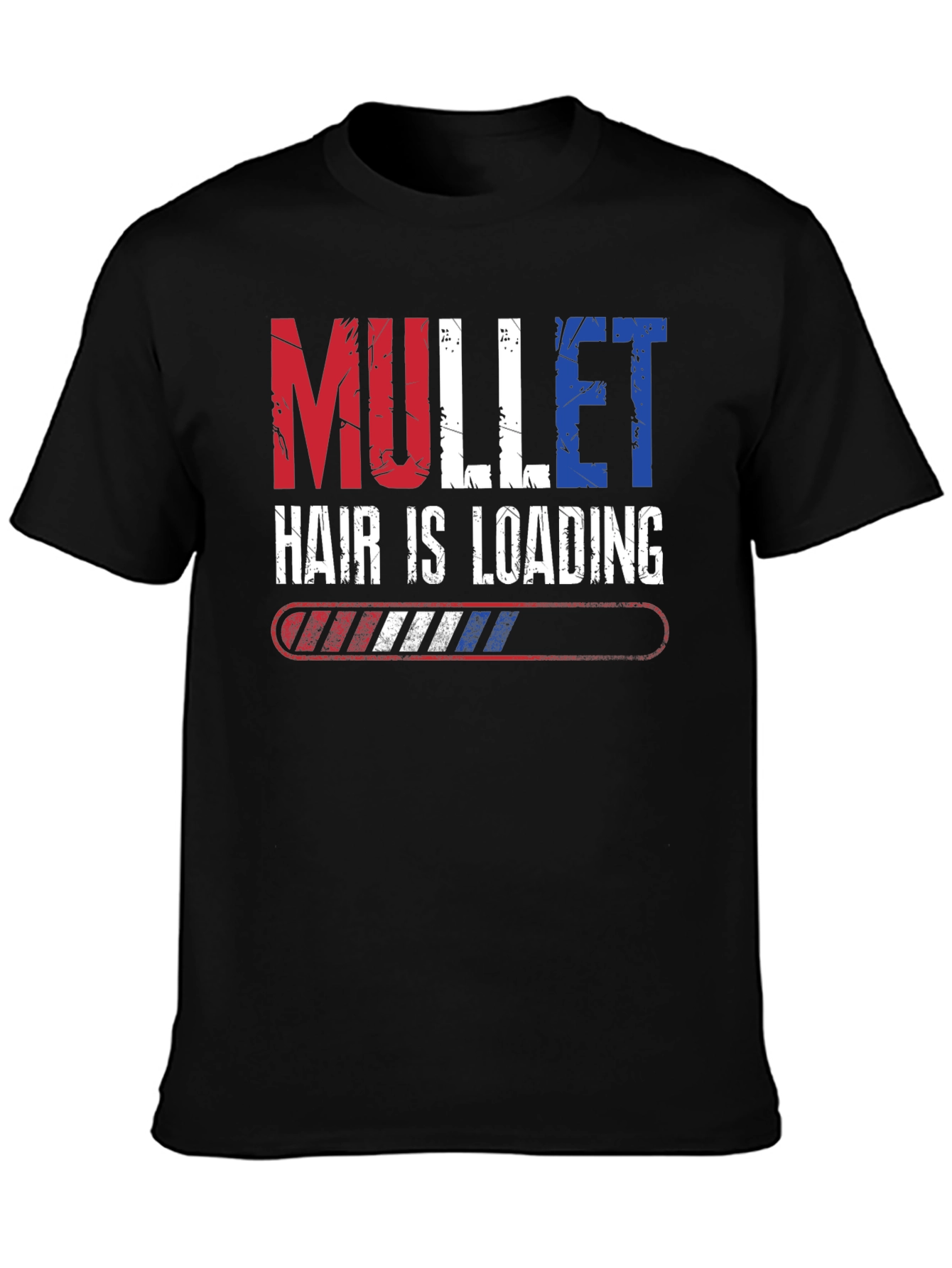 Mullet Hair is Loading T-Shirt - Funny Retro Style
