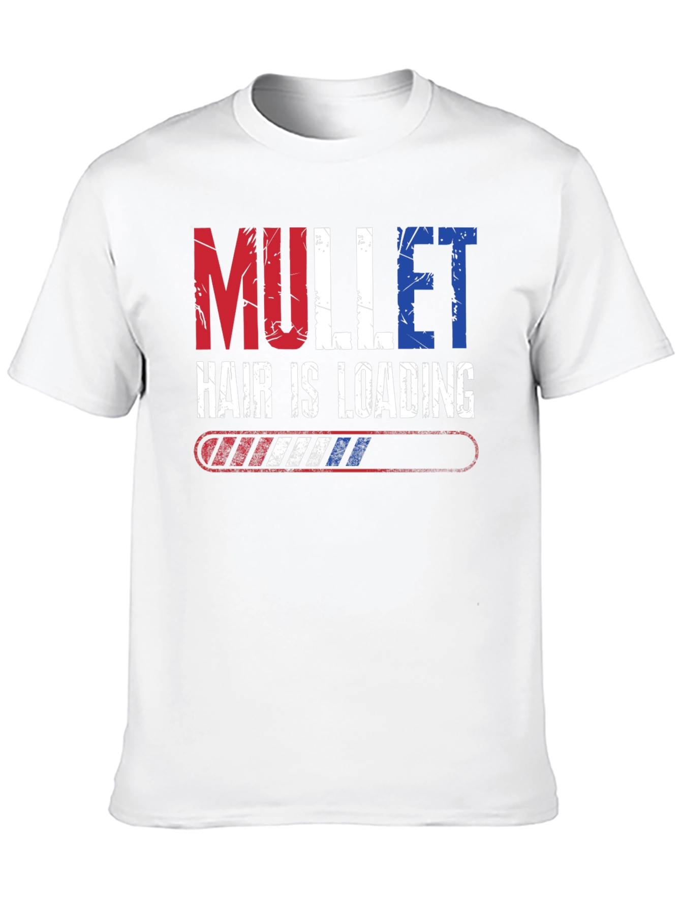 Mullet Hair is Loading T-Shirt - Funny Retro Style
