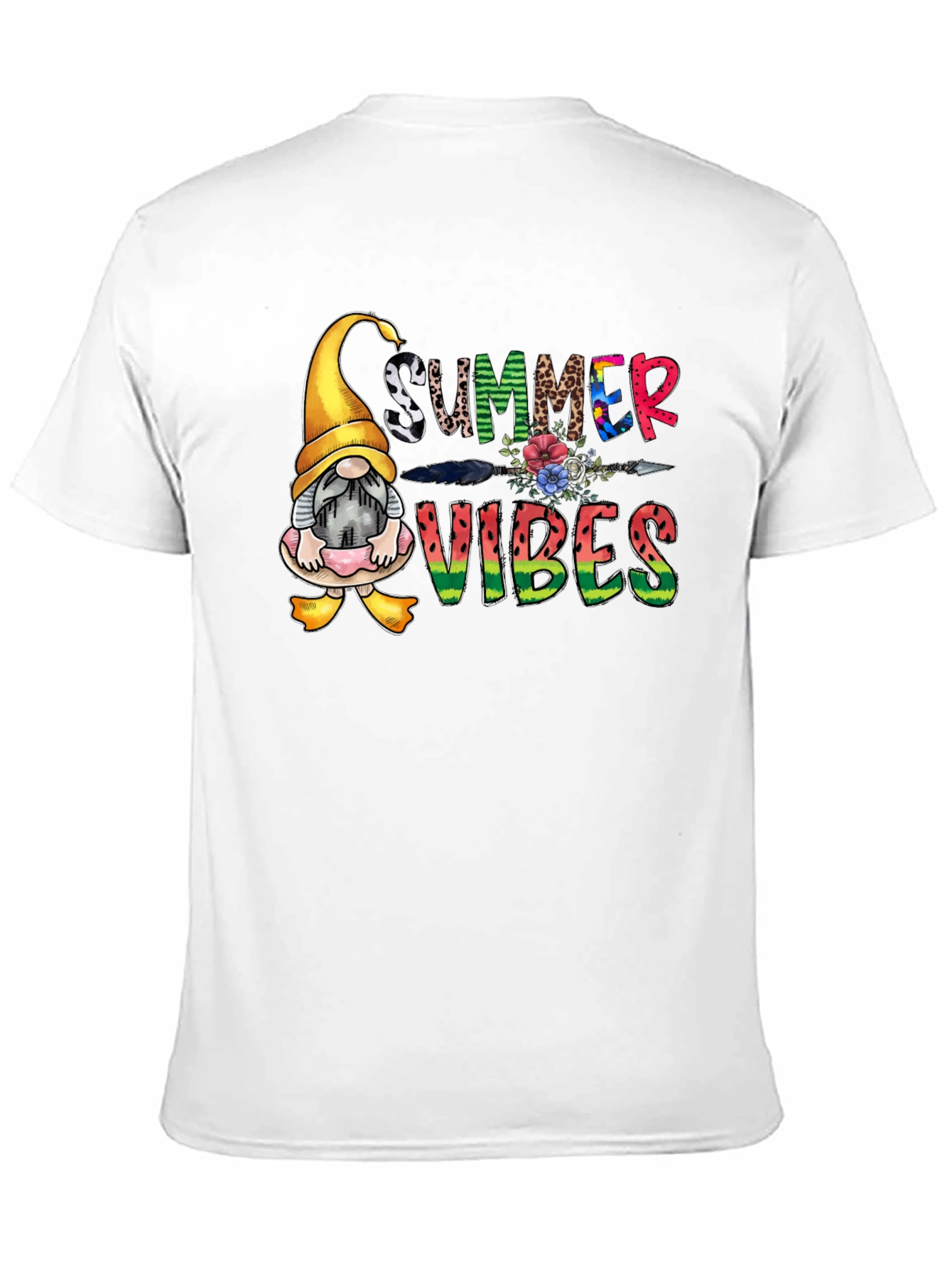 Summer Vibes Gnome Graphic Tee