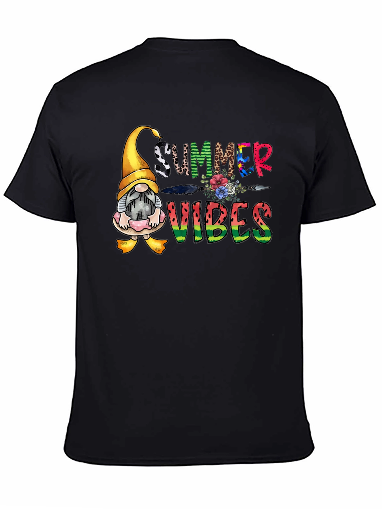 Summer Vibes Gnome Graphic Tee