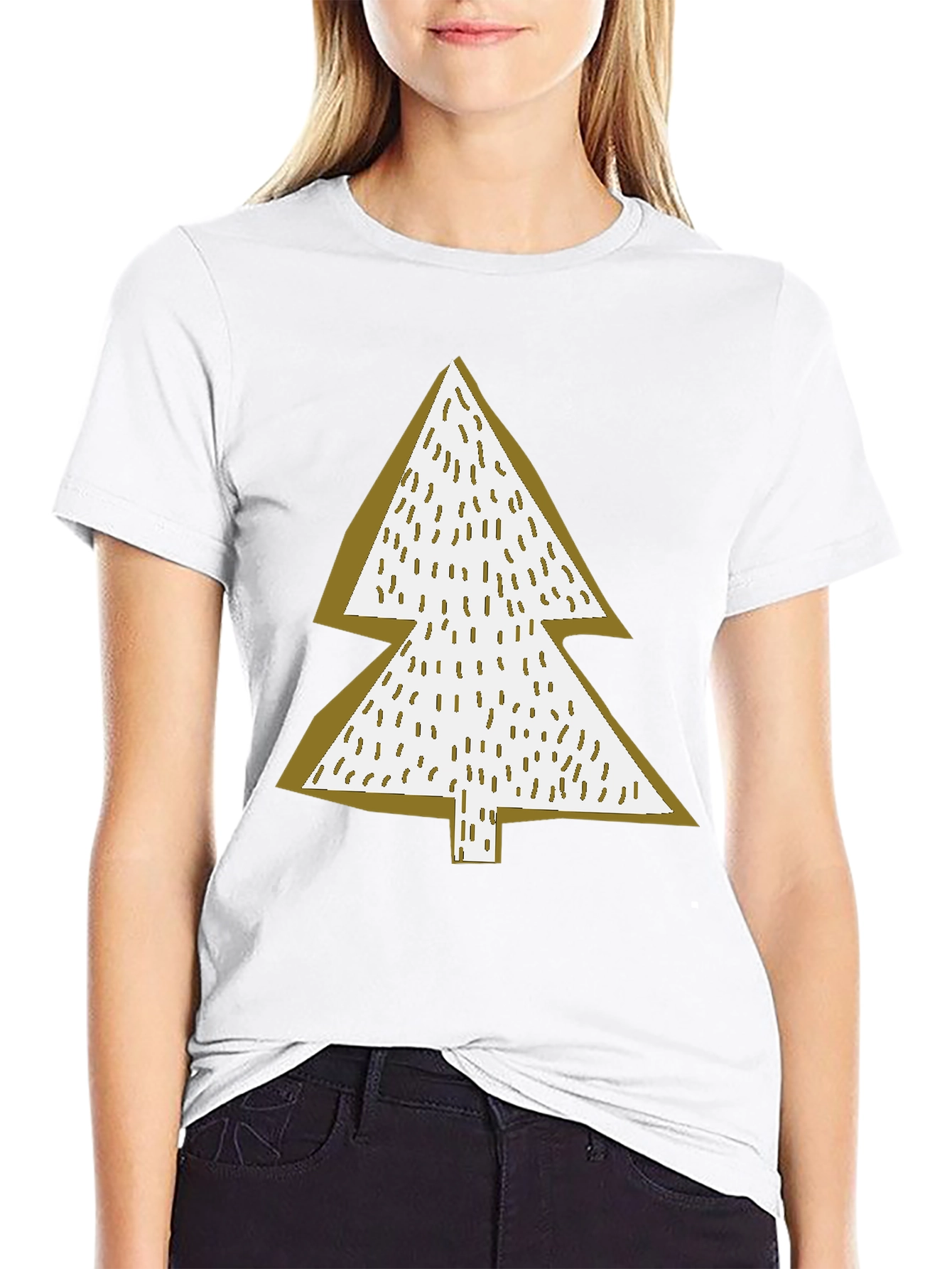 Christmas Tree Graphic Tee - Holiday Cheer T-Shirt