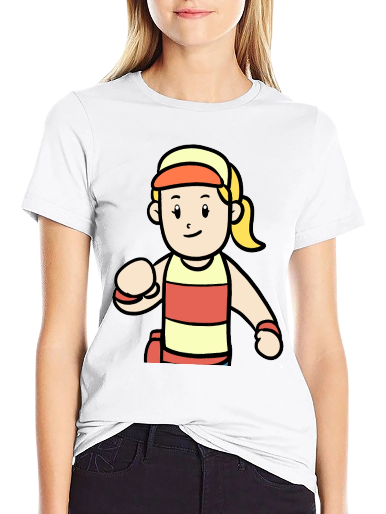 Retro Cartoon Runner Graphic Tee