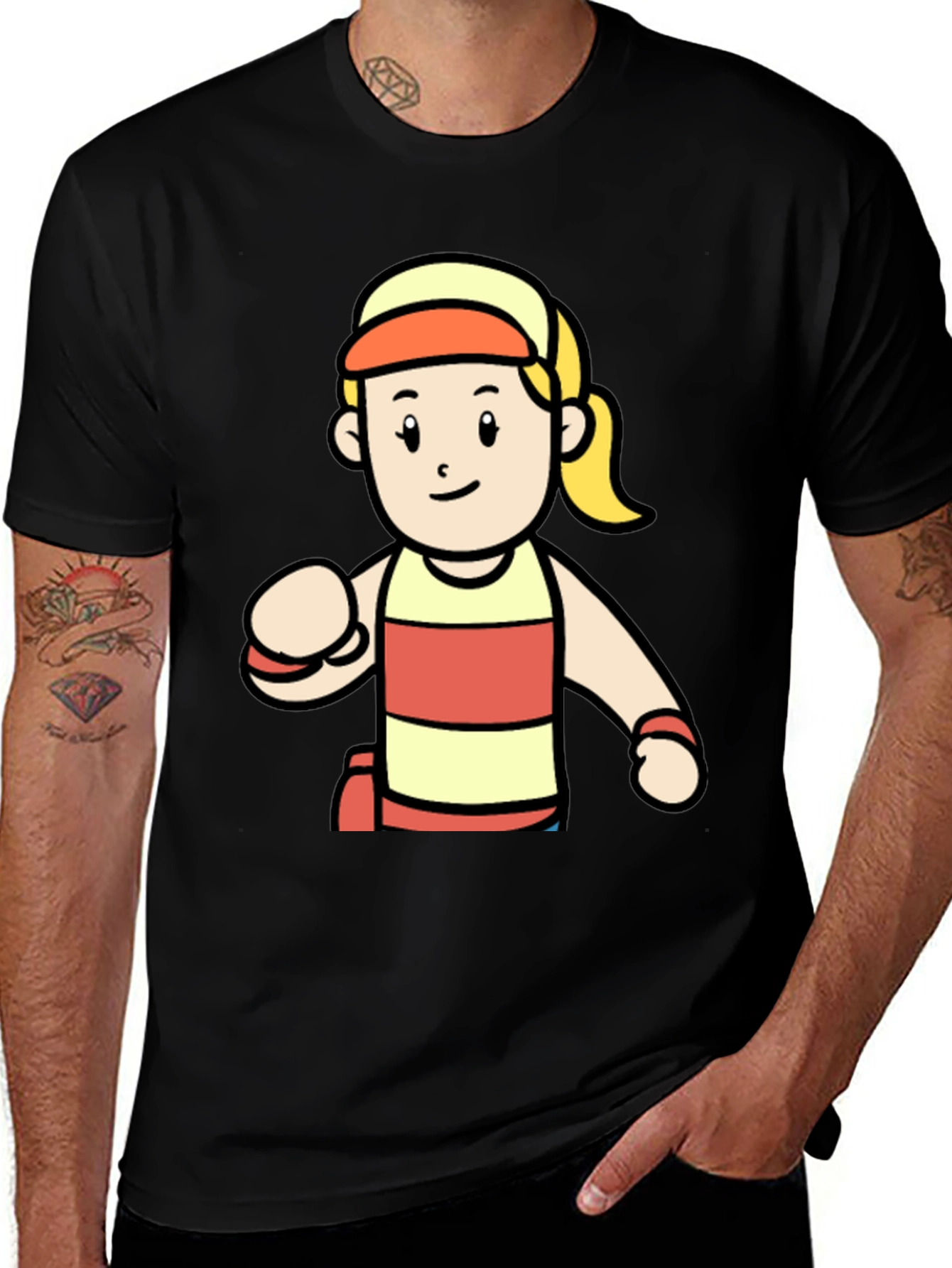 Retro Cartoon Runner Graphic Tee