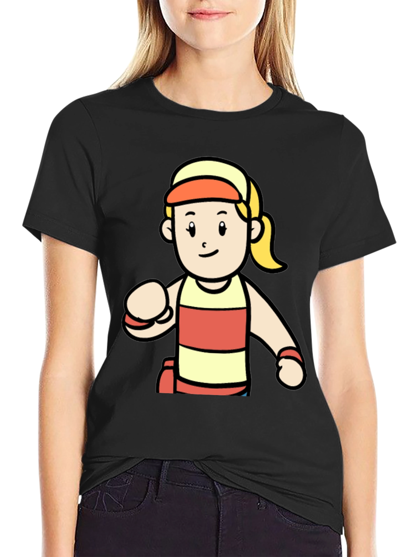 Retro Cartoon Runner Graphic Tee