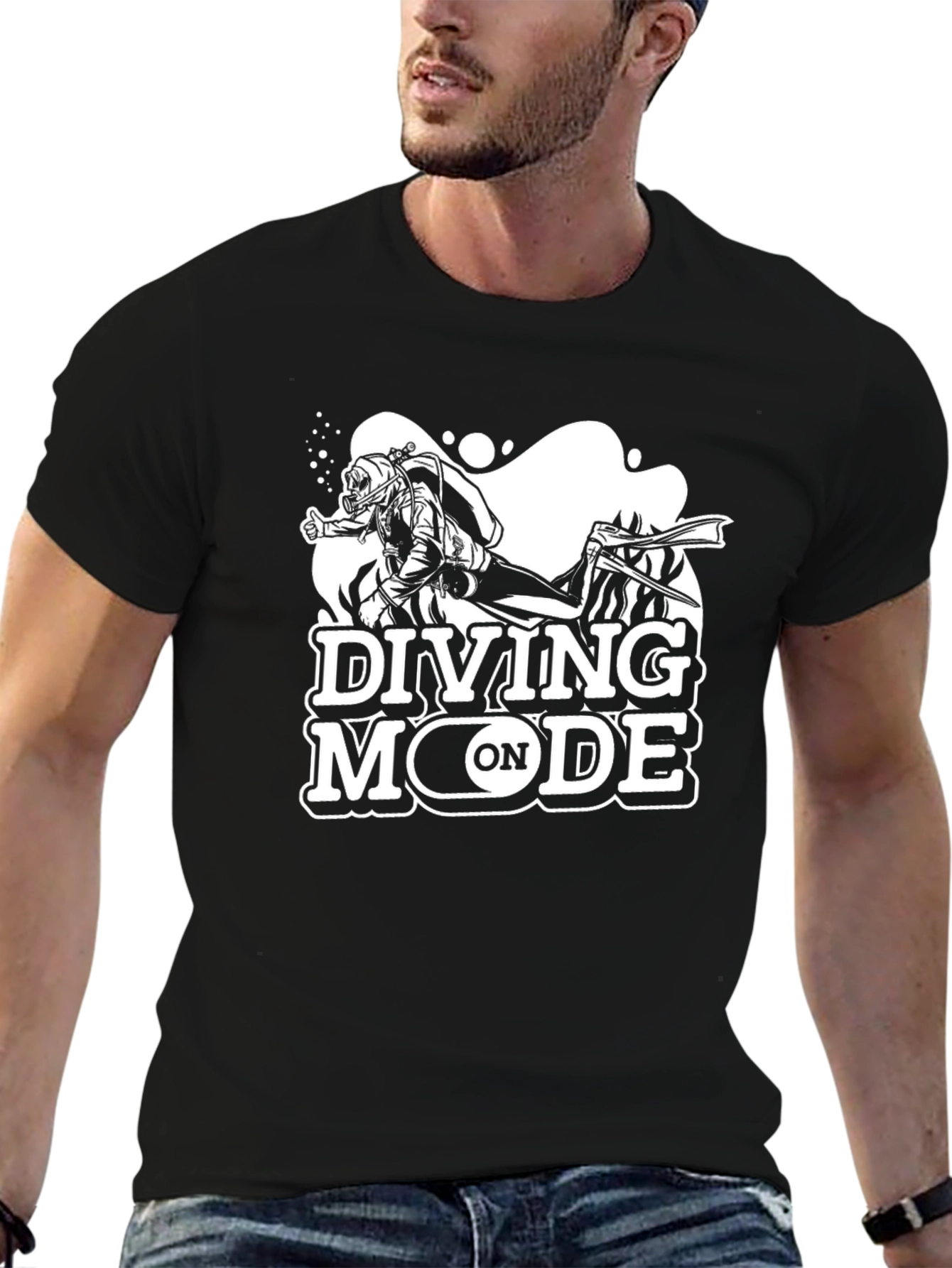 Diving Mode On Graphic Tee