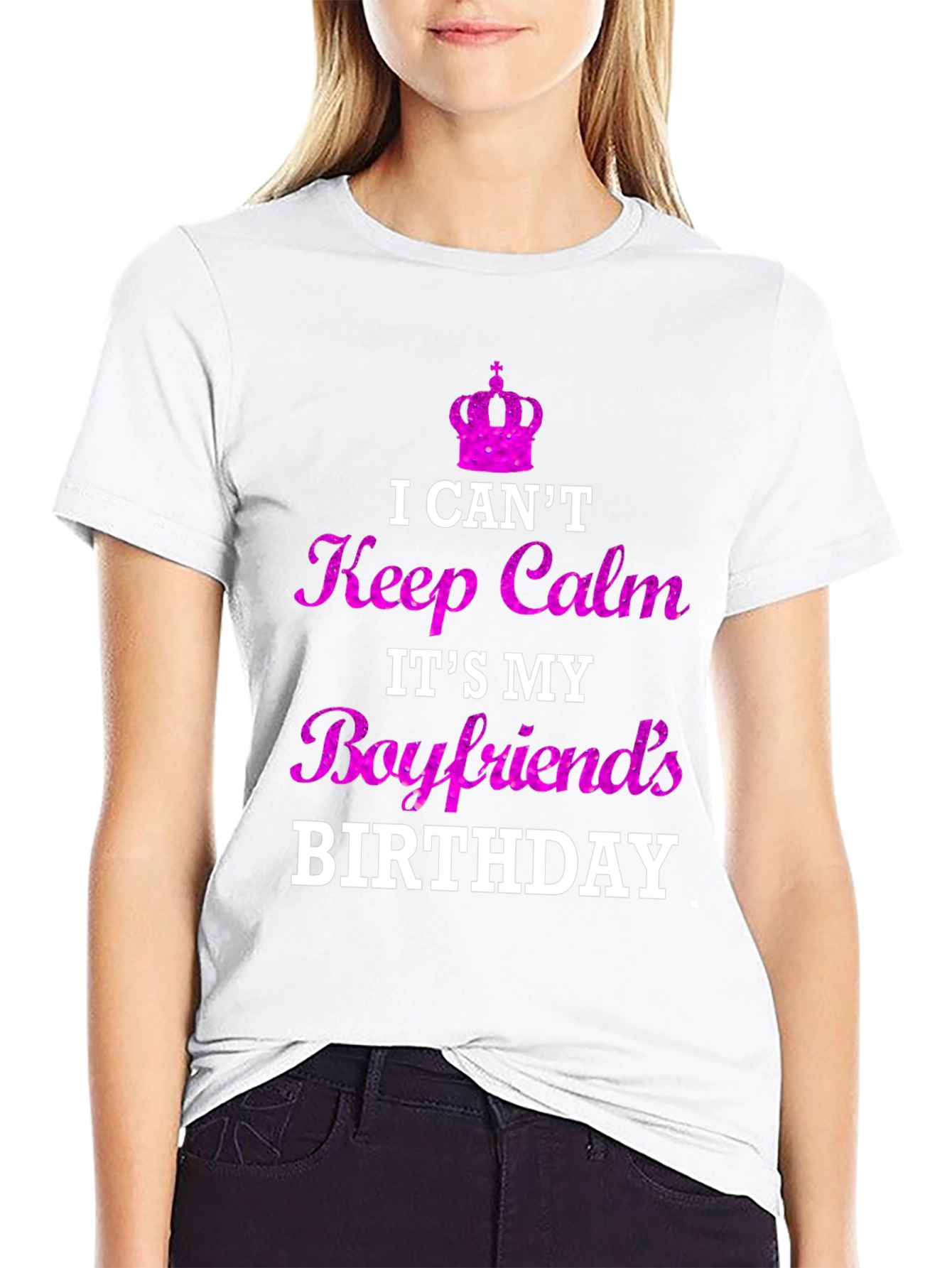 Boyfriend Birthday T-Shirt - I Cant Keep Calm