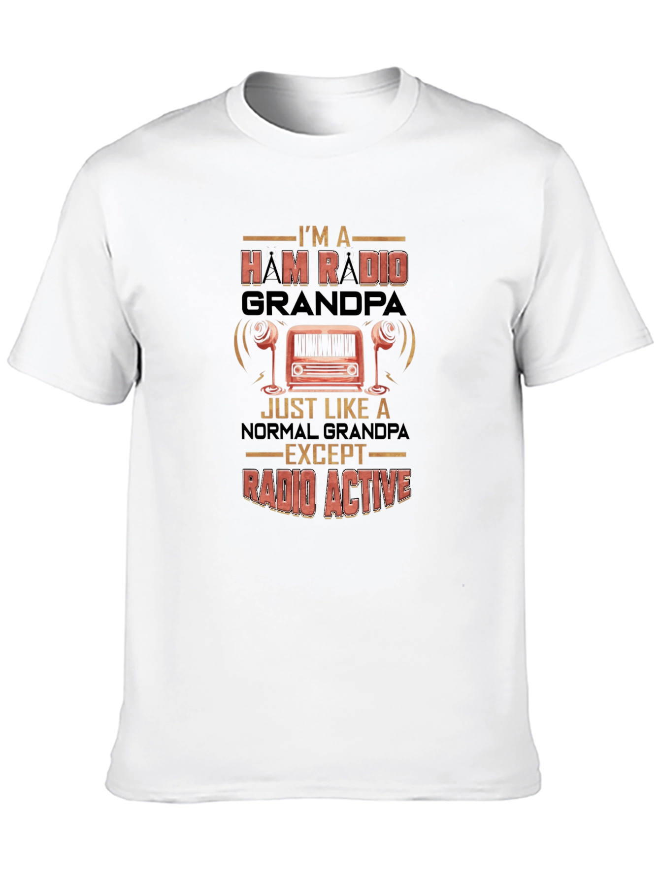 Ham Radio Grandpa T-Shirt - Radio Active